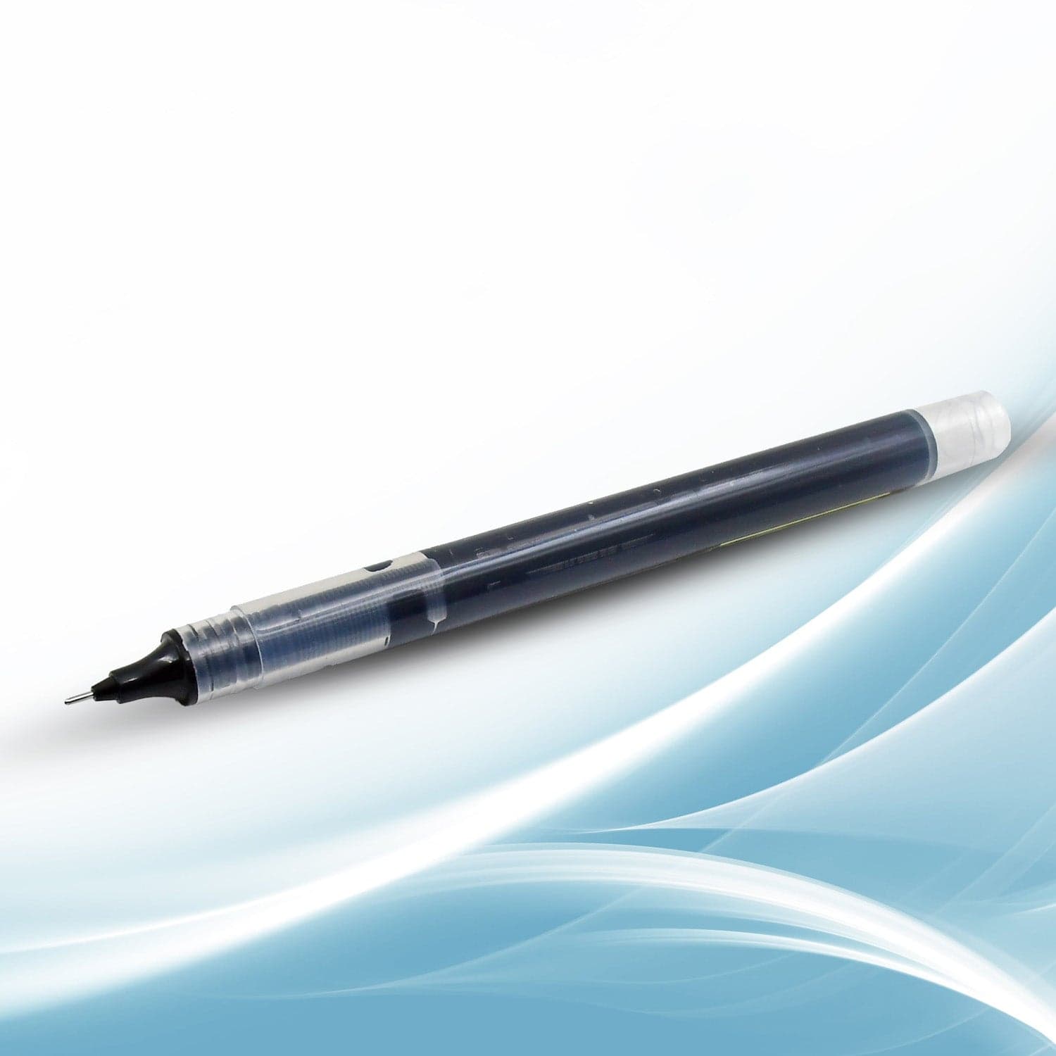 Large Black Roller ball Pens / Gel Pen Set Drawing Writing Pen 0.5 mm (12 Pcs Set) thumbnail 3