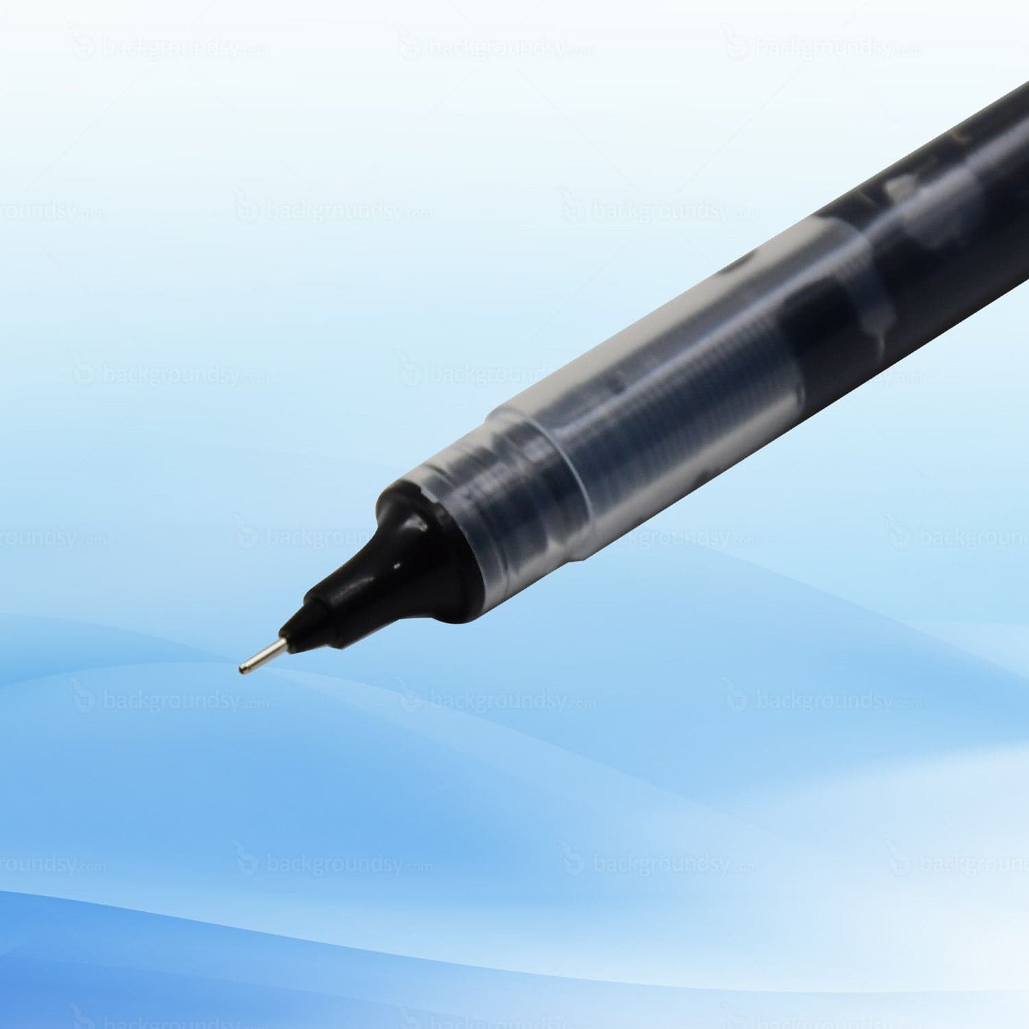 Large Black Roller ball Pens / Gel Pen Set Drawing Writing Pen 0.5 mm (12 Pcs Set) thumbnail 4