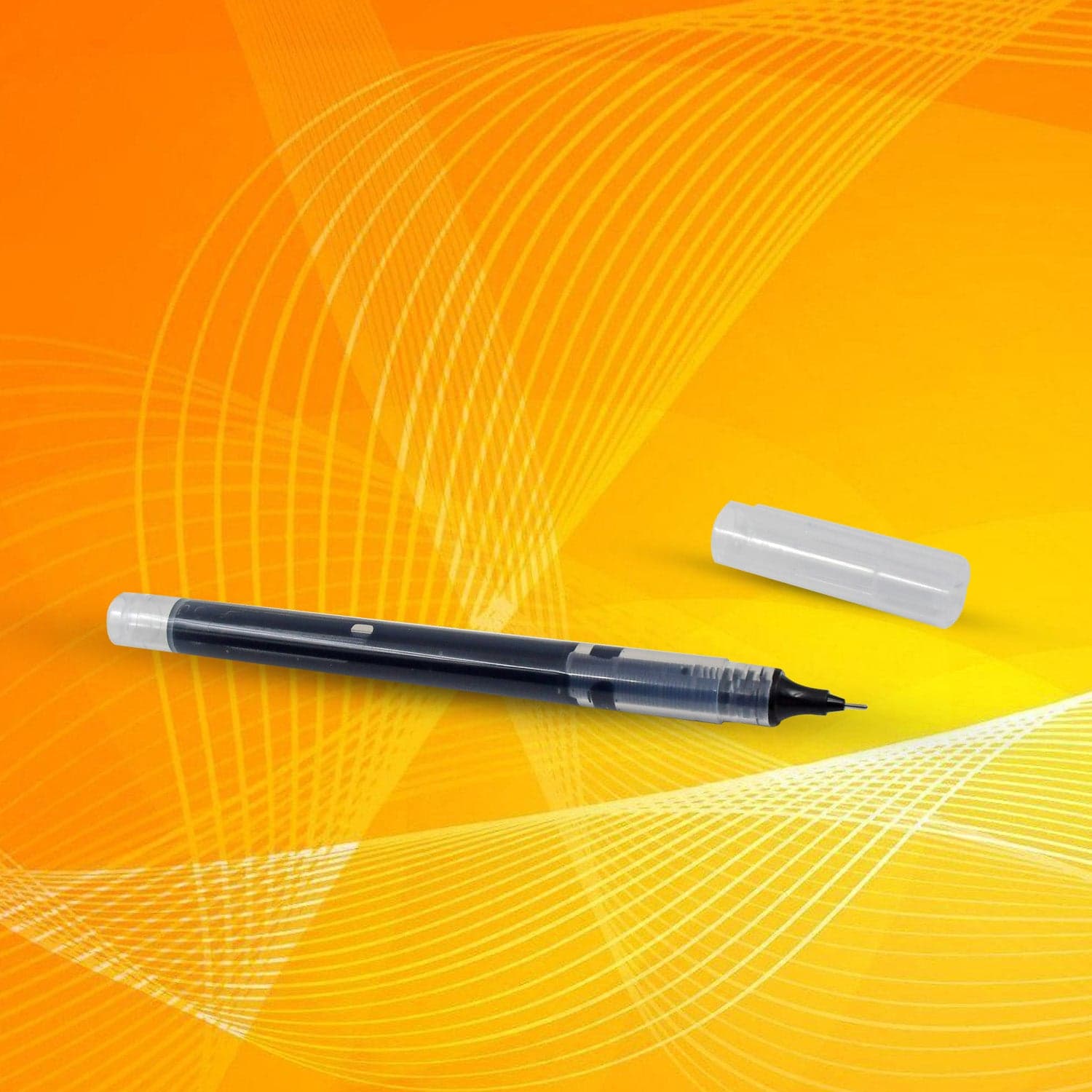 Large Black Roller ball Pens / Gel Pen Set Drawing Writing Pen 0.5 mm (12 Pcs Set) thumbnail 8