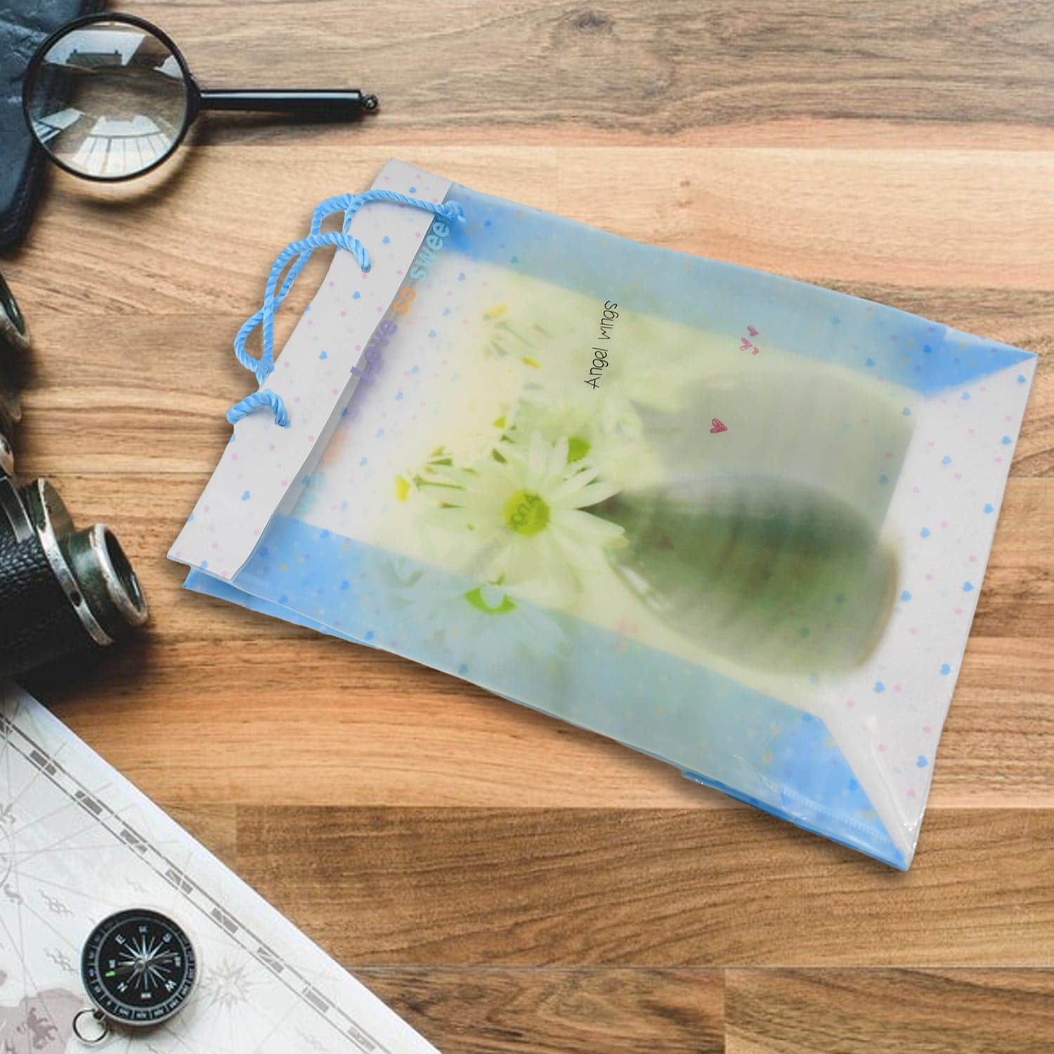 Plastic Transparent Bag With Handle (1 Pc / 34 x 26 Cm) thumbnail 7
