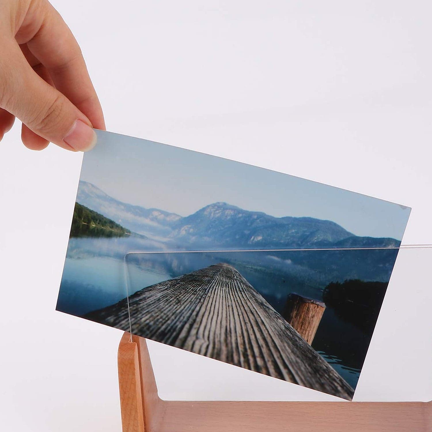  Wooden Picture Stand, Photo Frame Stand (1 Pc) thumbnail 7