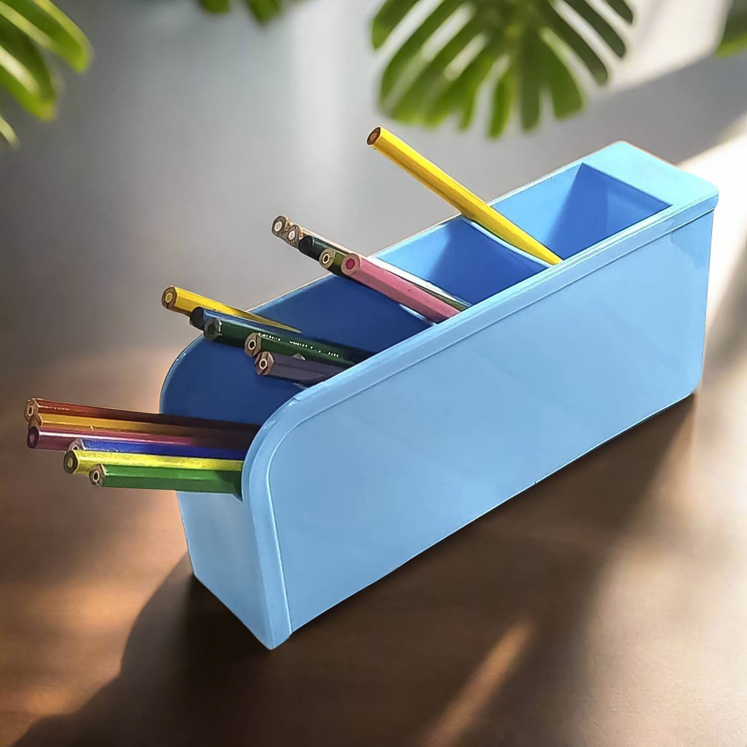 Multipurpose 4 Compartment Pen Holder Office Desktop (1 Pc) thumbnail 4