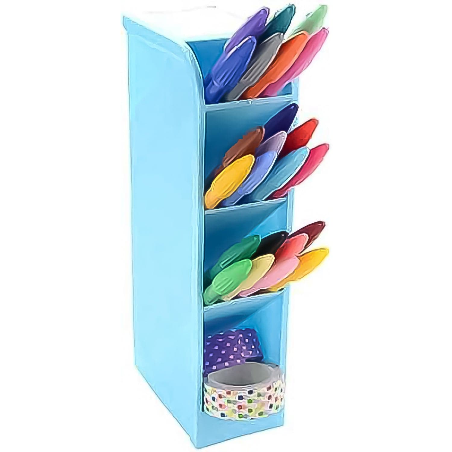 Multipurpose 4 Compartment Pen Holder Office Desktop (1 Pc) thumbnail 5