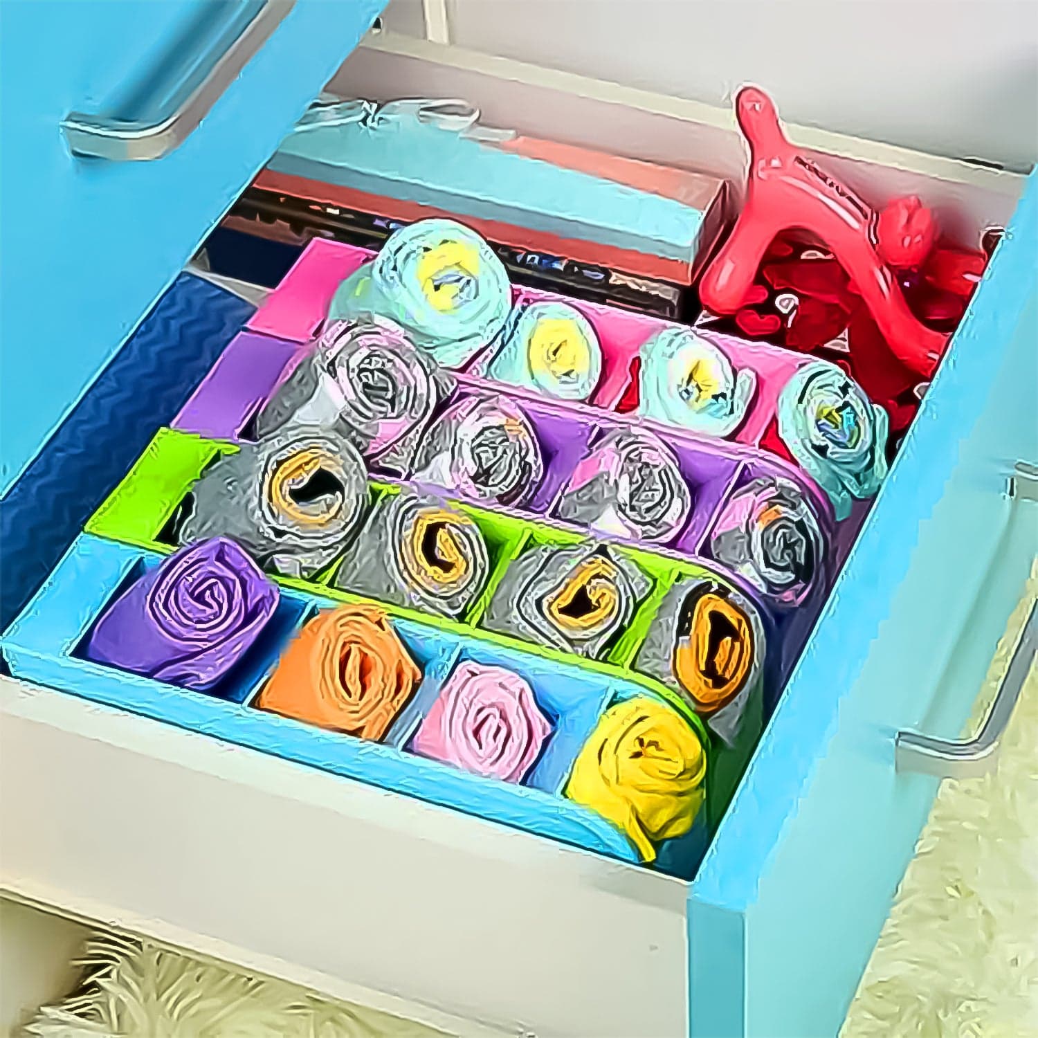 Multipurpose 4 Compartment Pen Holder Office Desktop (1 Pc) thumbnail 7