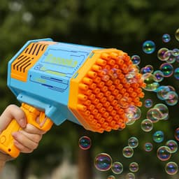 69 Holes Big Rechargeable Powerful Machine Bubble Gun Toys For Kids Adults