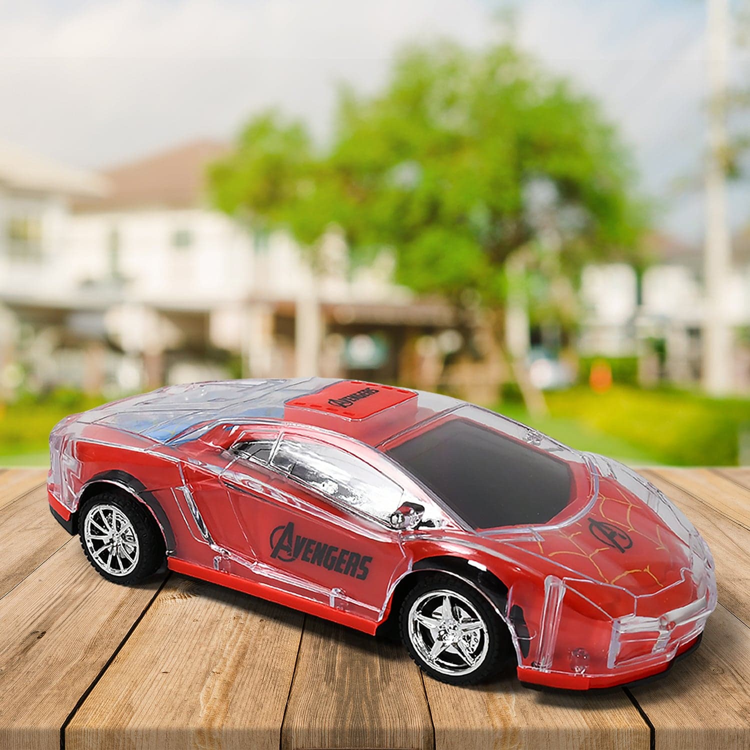Plastic RC Racing Car of 2-Way Control with Handle Remote & Rechargeable Battery (Ideal Birthday Gift) thumbnail 4