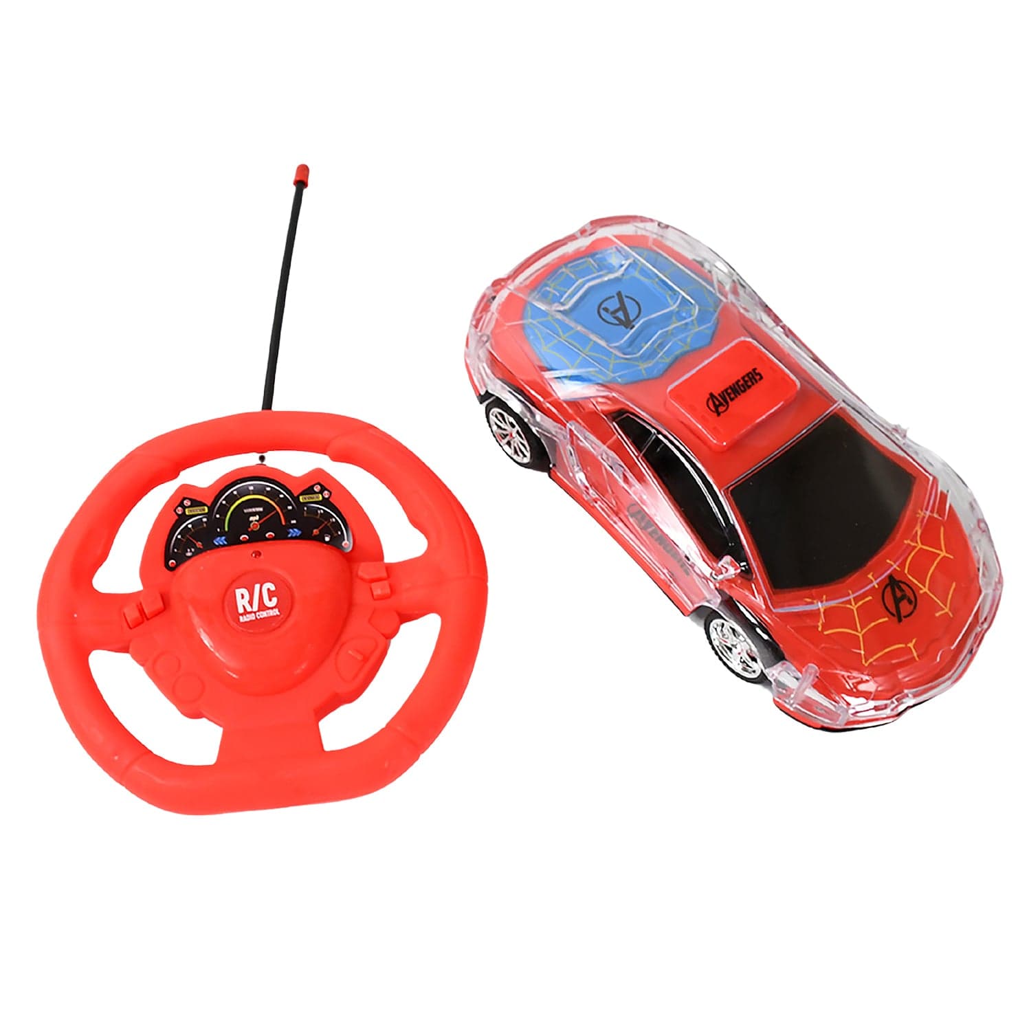 Plastic RC Racing Car of 2-Way Control with Handle Remote & Rechargeable Battery (Ideal Birthday Gift) thumbnail 5