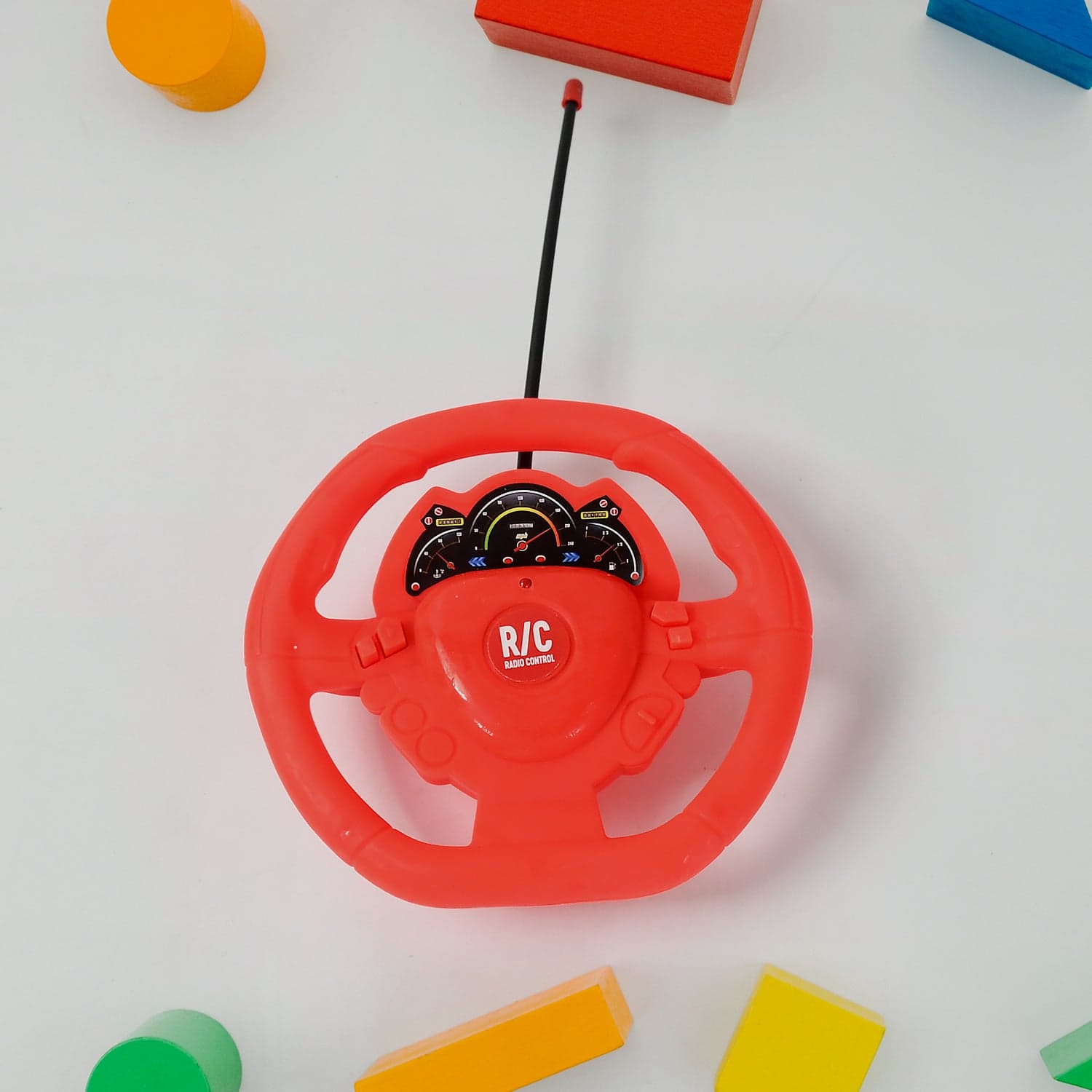 Plastic RC Racing Car of 2-Way Control with Handle Remote & Rechargeable Battery (Ideal Birthday Gift) thumbnail 8