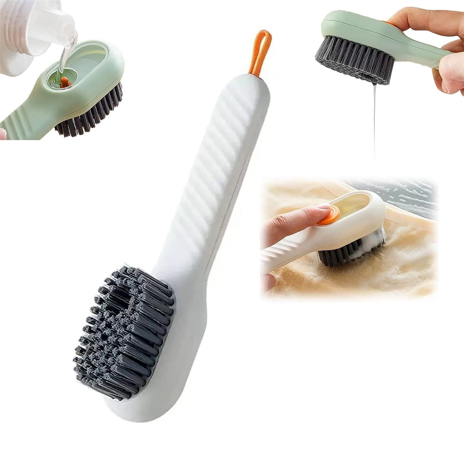 Multifunctional Scrubbing Brush With Liquid / Soap Dispenser thumbnail 3