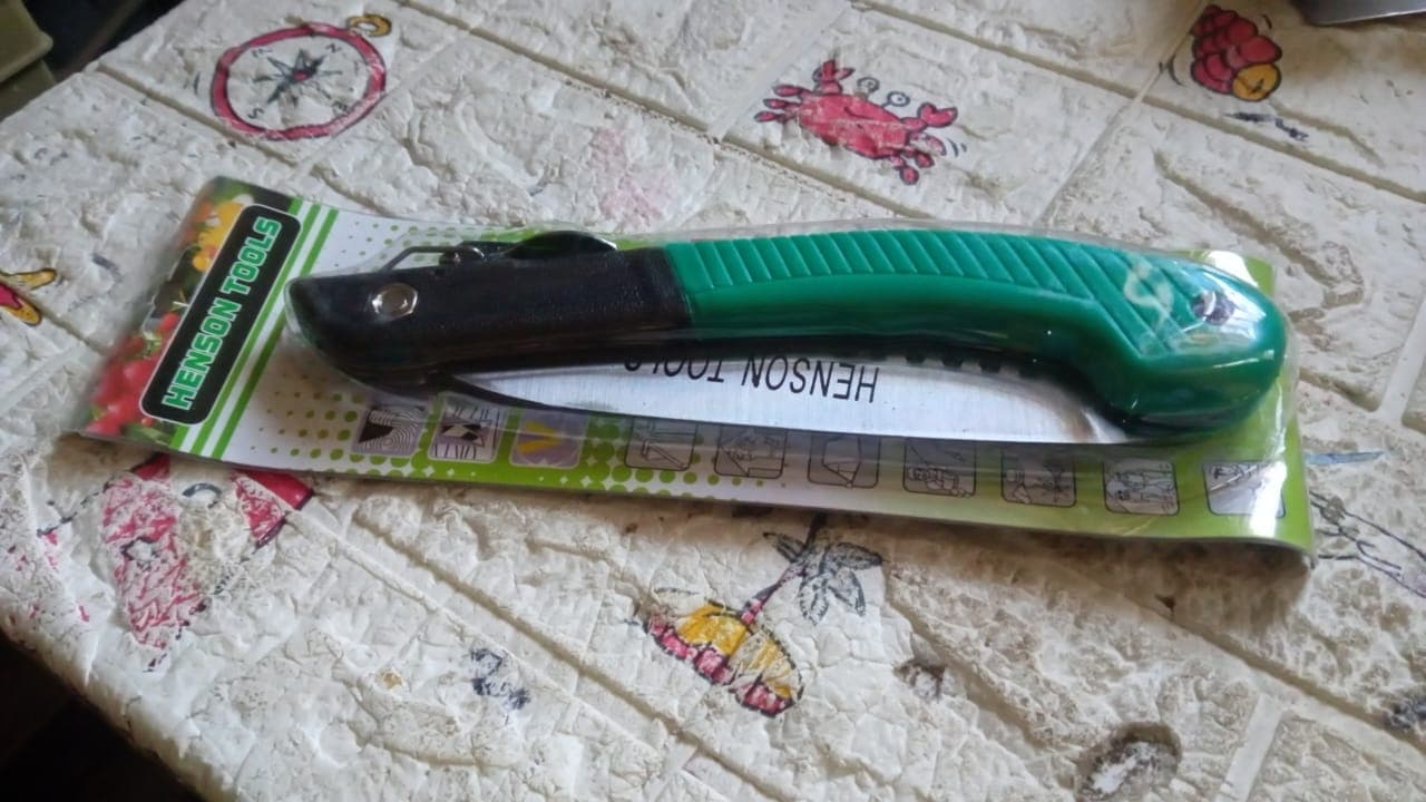 Folding Handsaw, Pruning Saws For Tree Trimming Camping, Gardening, Hunting. Cutting Wood, Pvc, Bone thumbnail 9