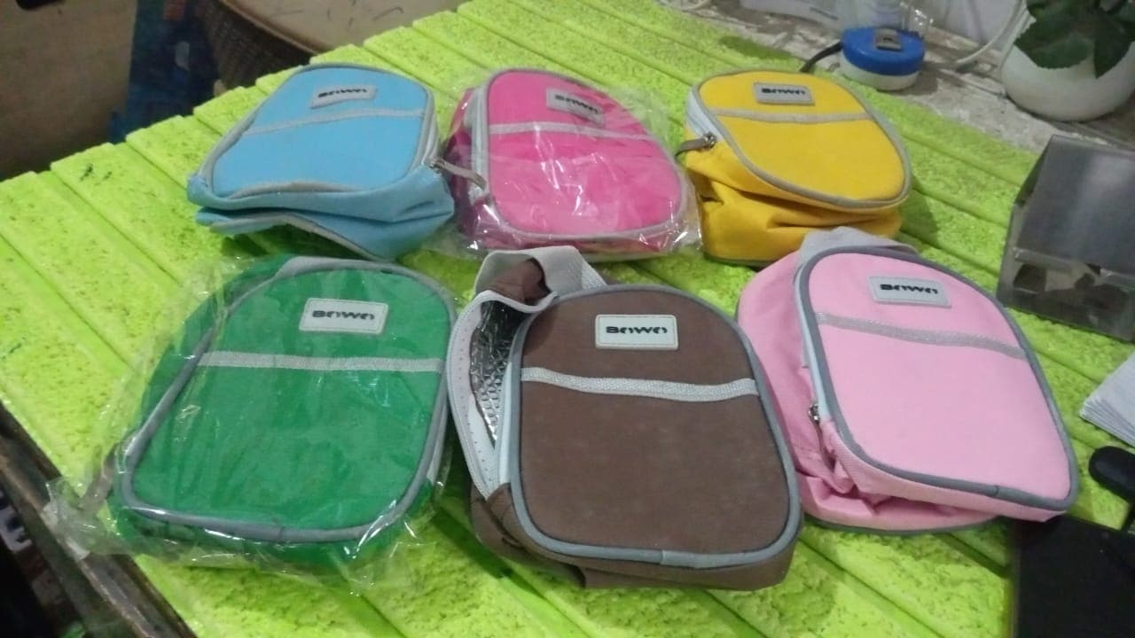Mini Thermal Bag, insulated Lunch Bag (1 Pc / Mix Color) thumbnail 8