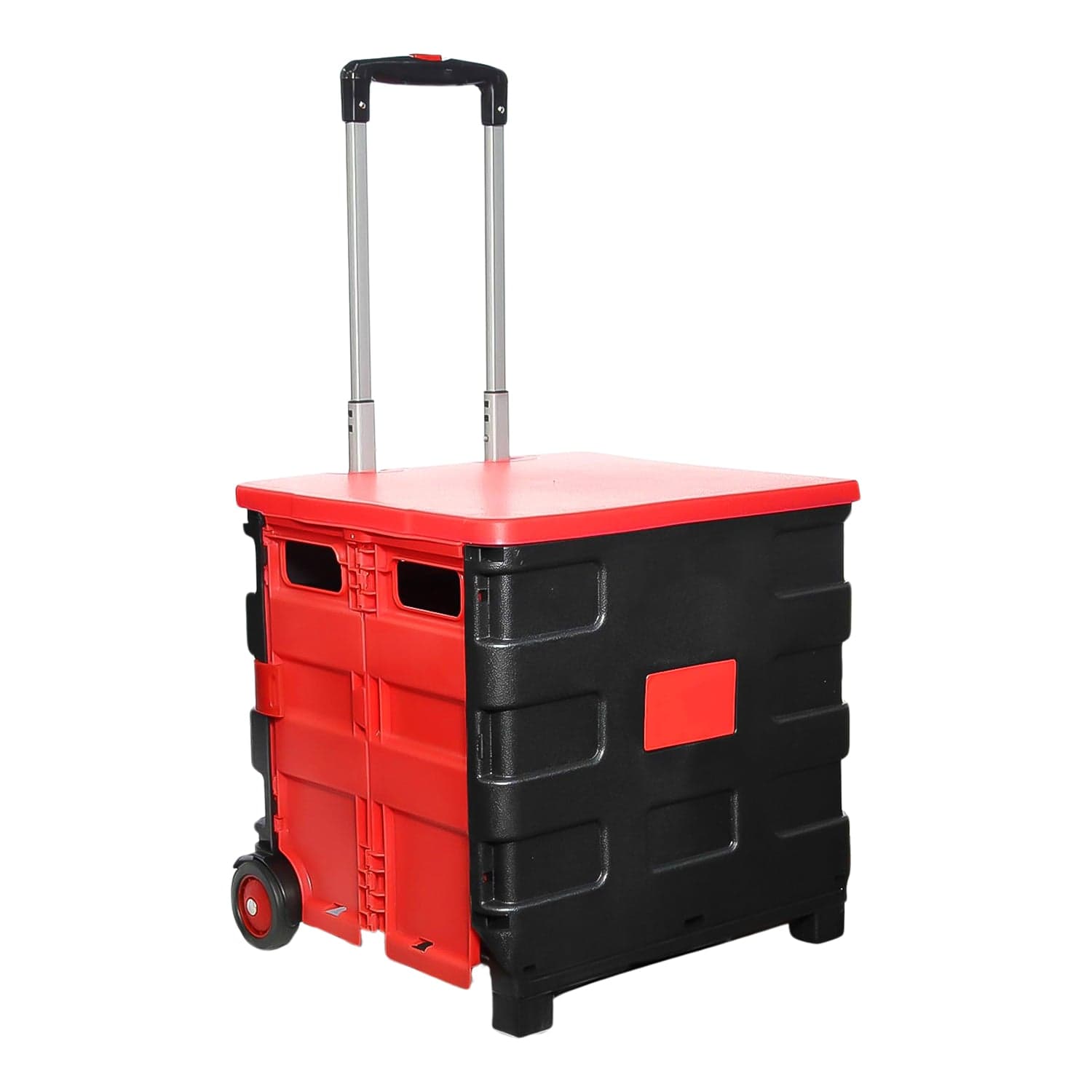 Foldable Shopping Grocery Trolley / Cart Travel Portable Food Basket (1 Pc) thumbnail 5
