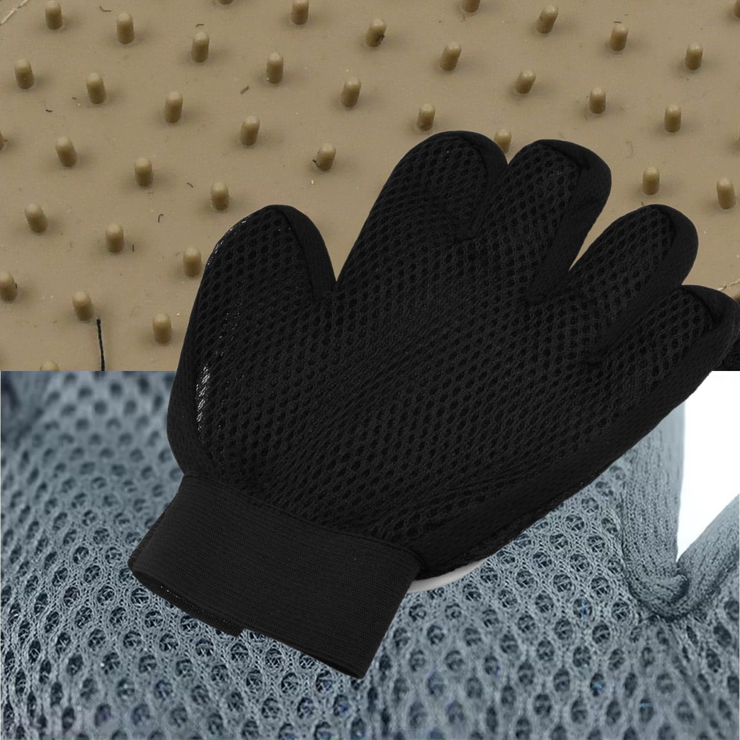 Dark Brown Gloves, Gloves Bathing Tool (1 Pc) thumbnail 3