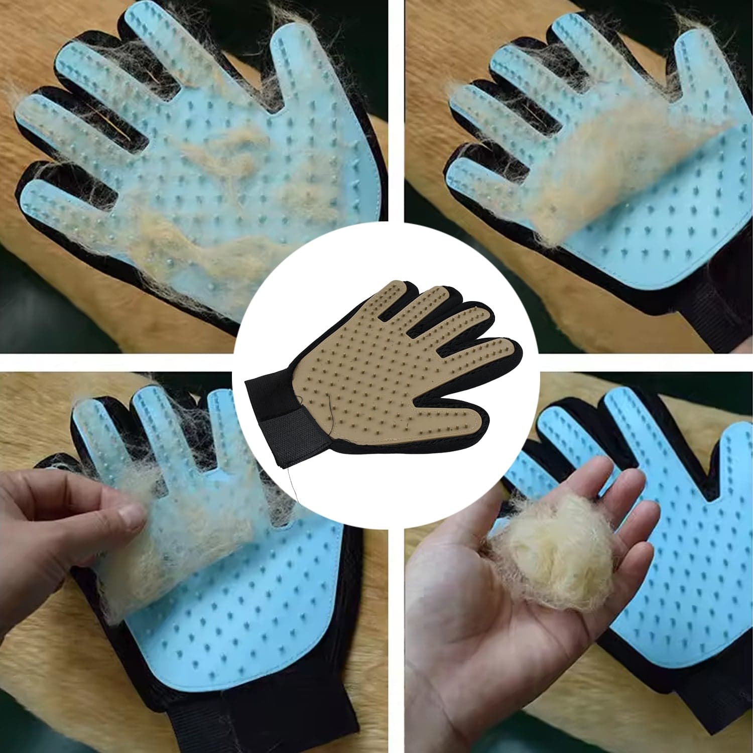 Dark Brown Gloves, Gloves Bathing Tool (1 Pc) thumbnail 6