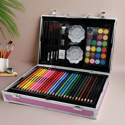 17980 Professional Art Set-Drawing Painting Sketching Coloring Kids Set All In 1 Art Case Perfect For Kids With Unicorn Design Case
