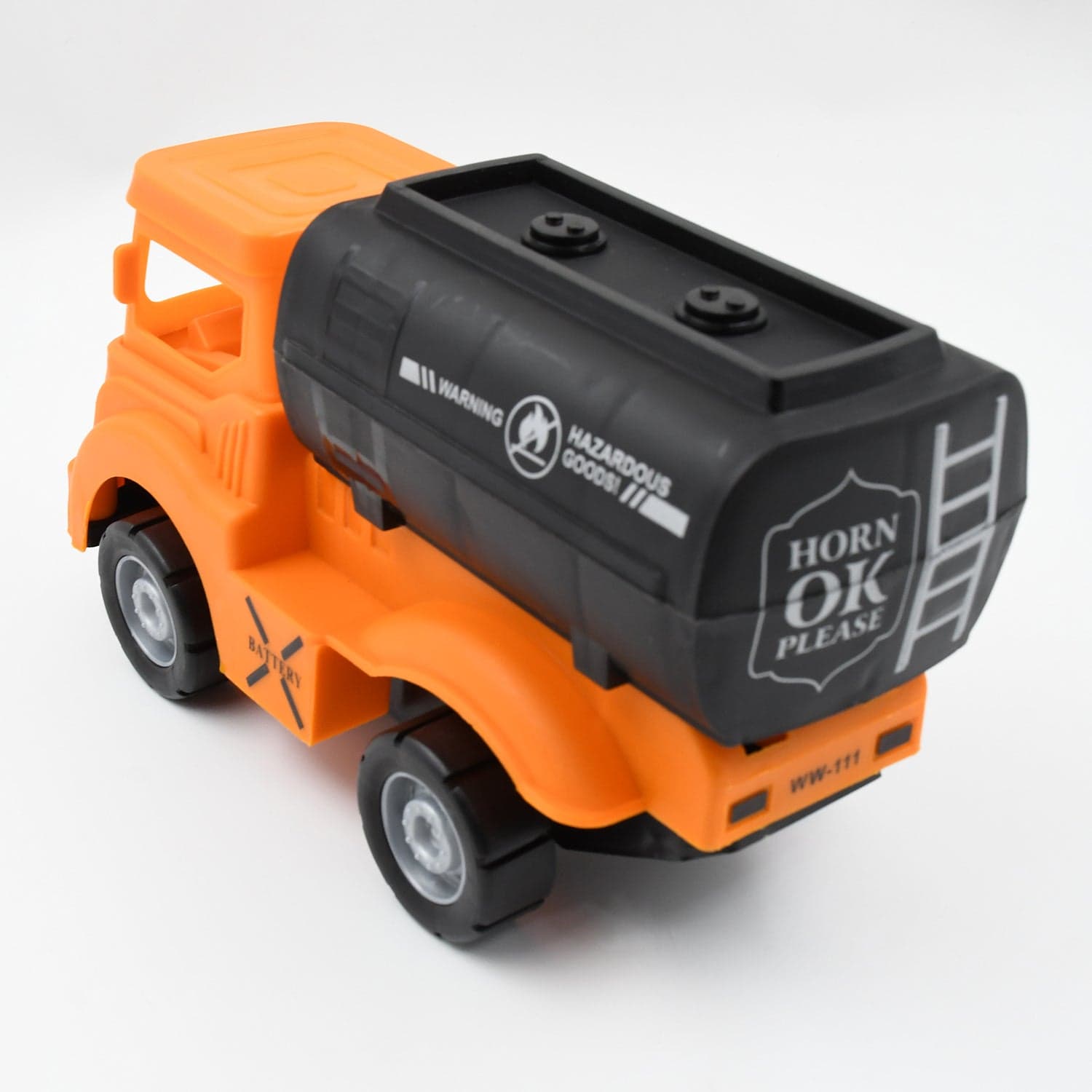 Tanker Truck Toys For Kids, Friction Power Vehicles Toy Truck, Plastic Truck, Friction Power Toy Trucks For Boys Girls, & Kids (1 Pc / Mix Color) thumbnail 6