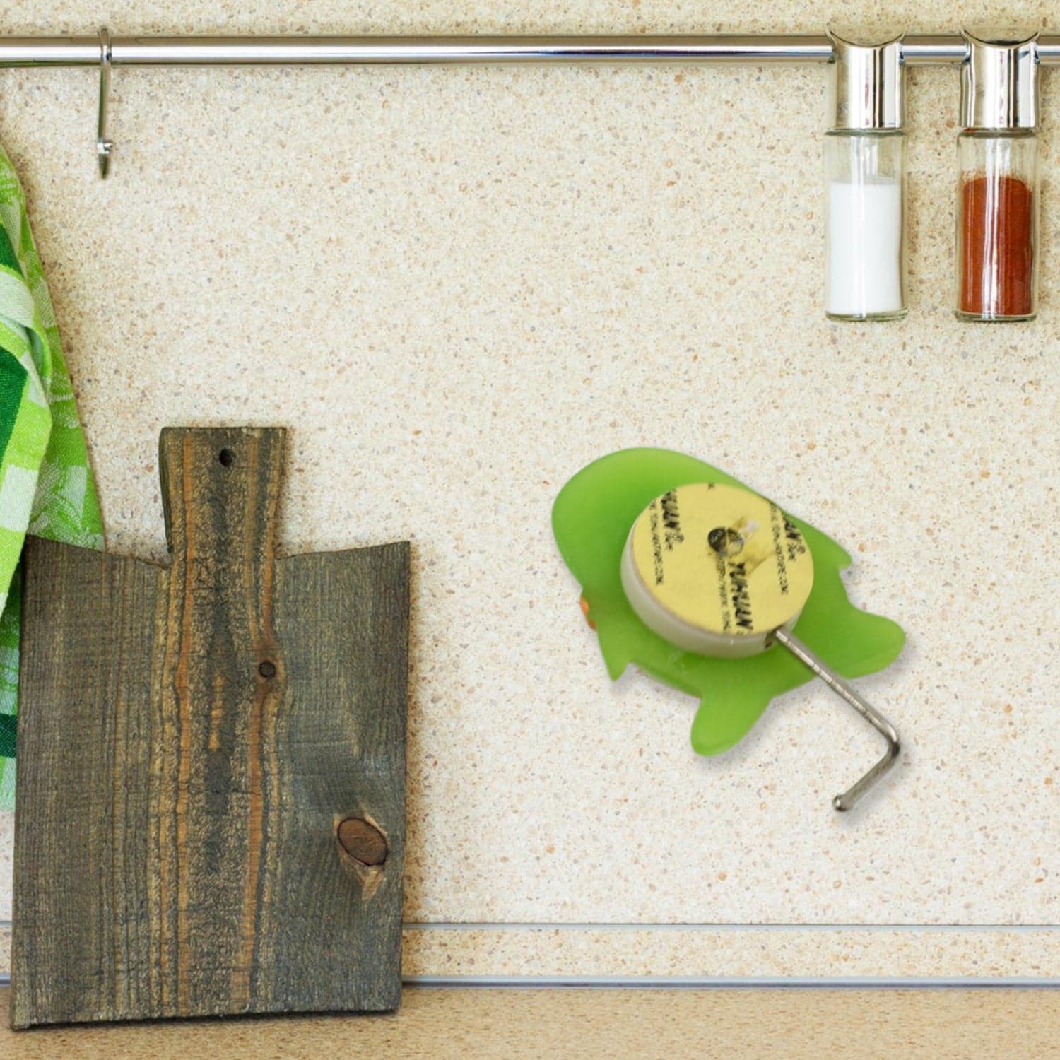 Multipurpose Strong Hook Self-Adhesive hooks (1 Pc / Mix Design) thumbnail 4