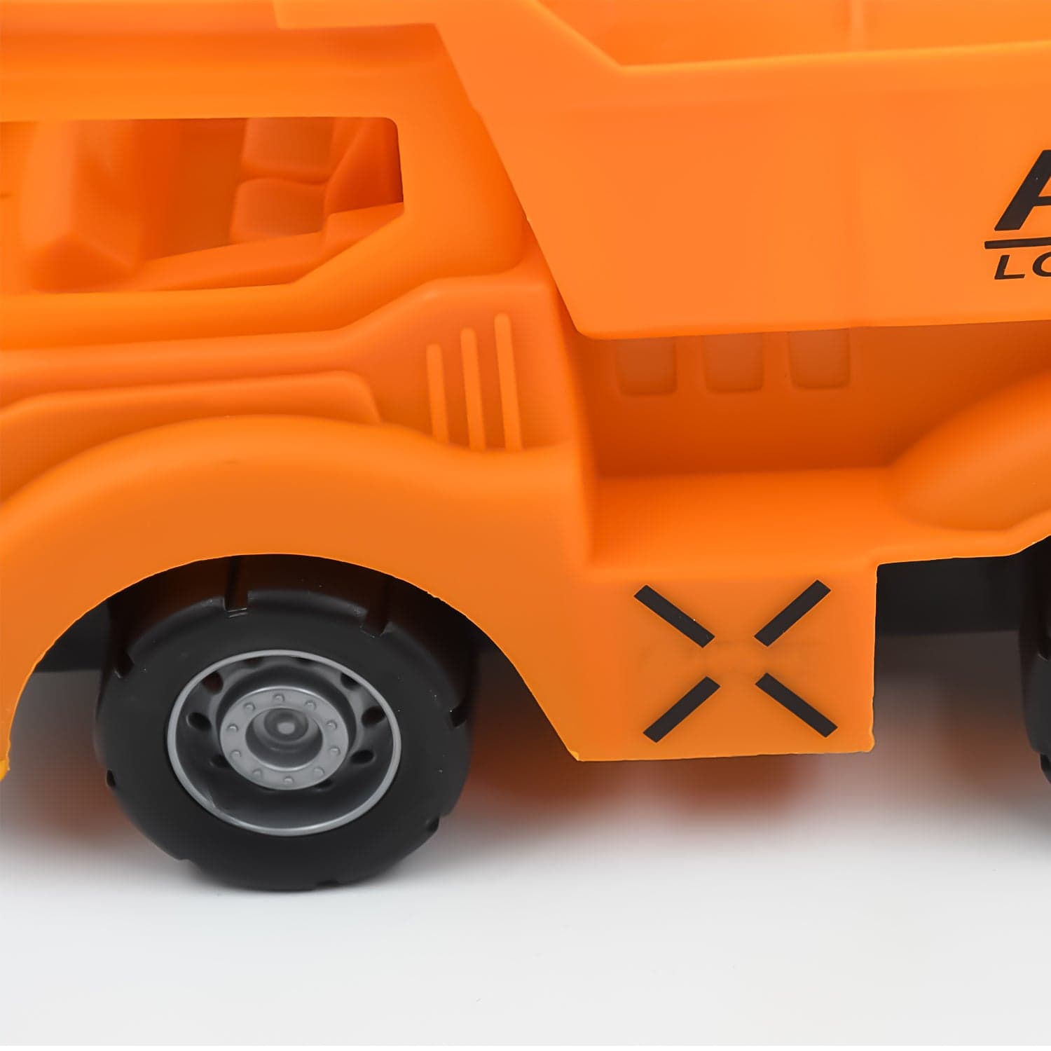 Friction Powered Dumper Toy Truck For Kids (1 Pc) Orange thumbnail 4