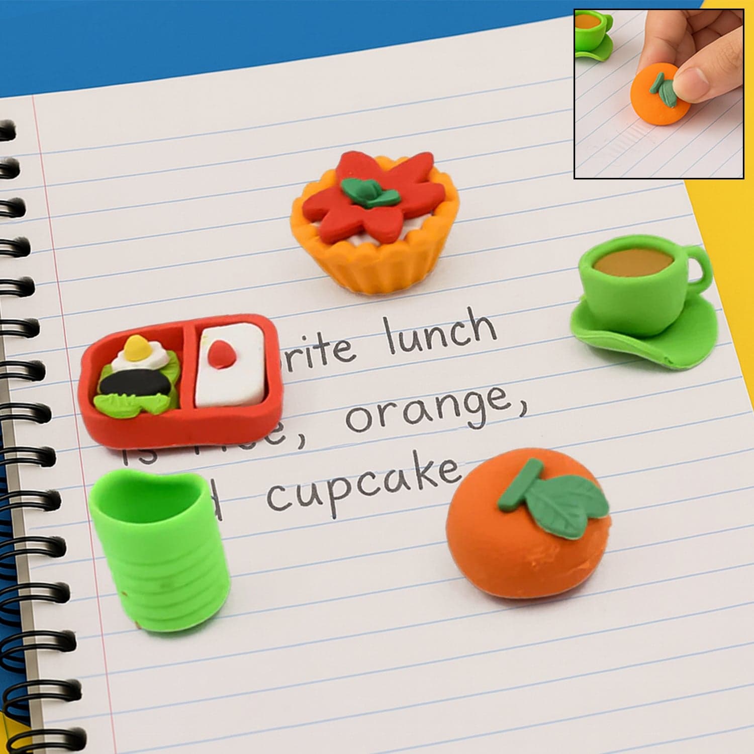 3D Mix Design Fancy Erasers Of Cute & Colorful Novelty Erasers For Kids thumbnail 1