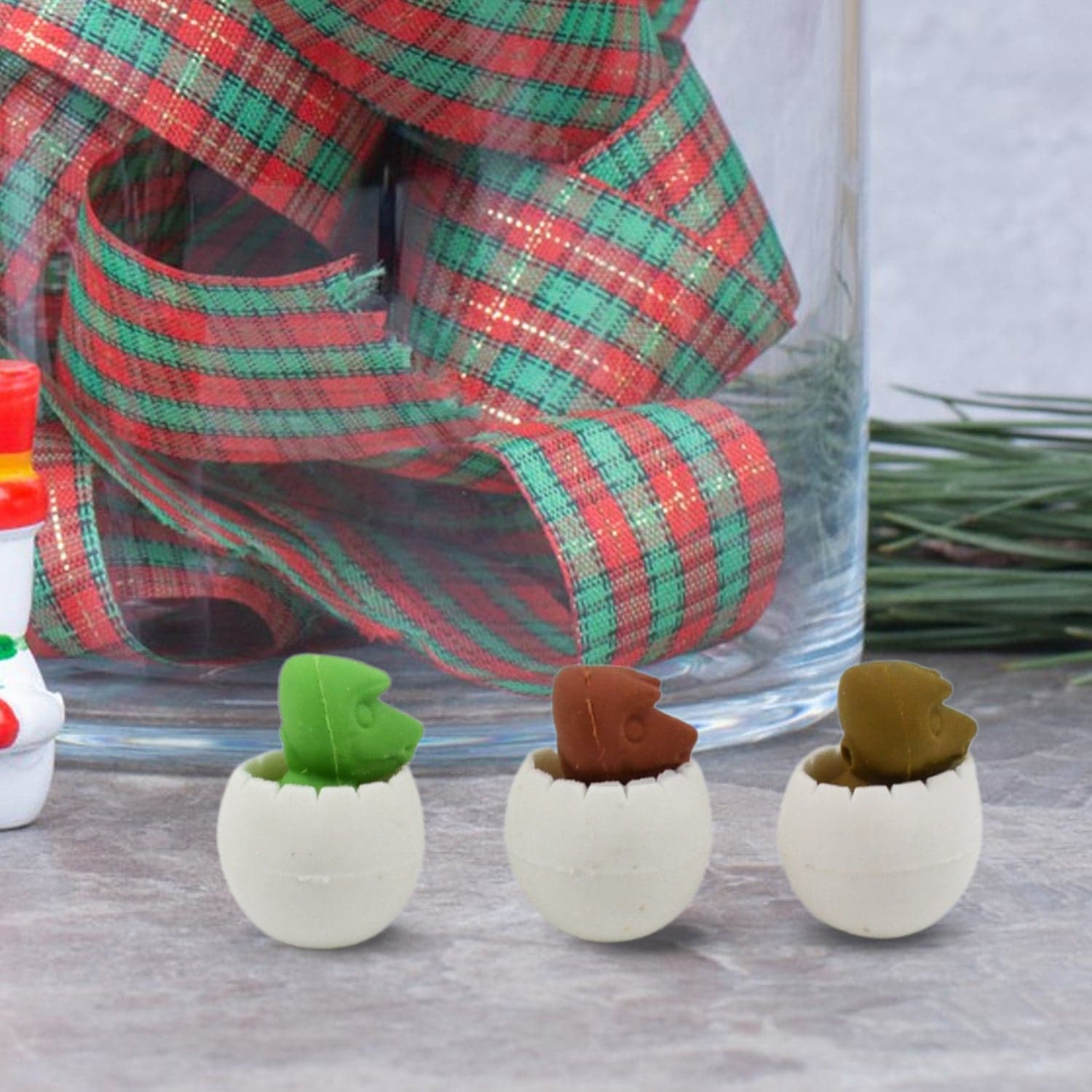 Dinosaur & Egg Shaped 3D Puzzle Erasers of Fun Mini Erasers for Kids (5 Pcs Set) thumbnail 4