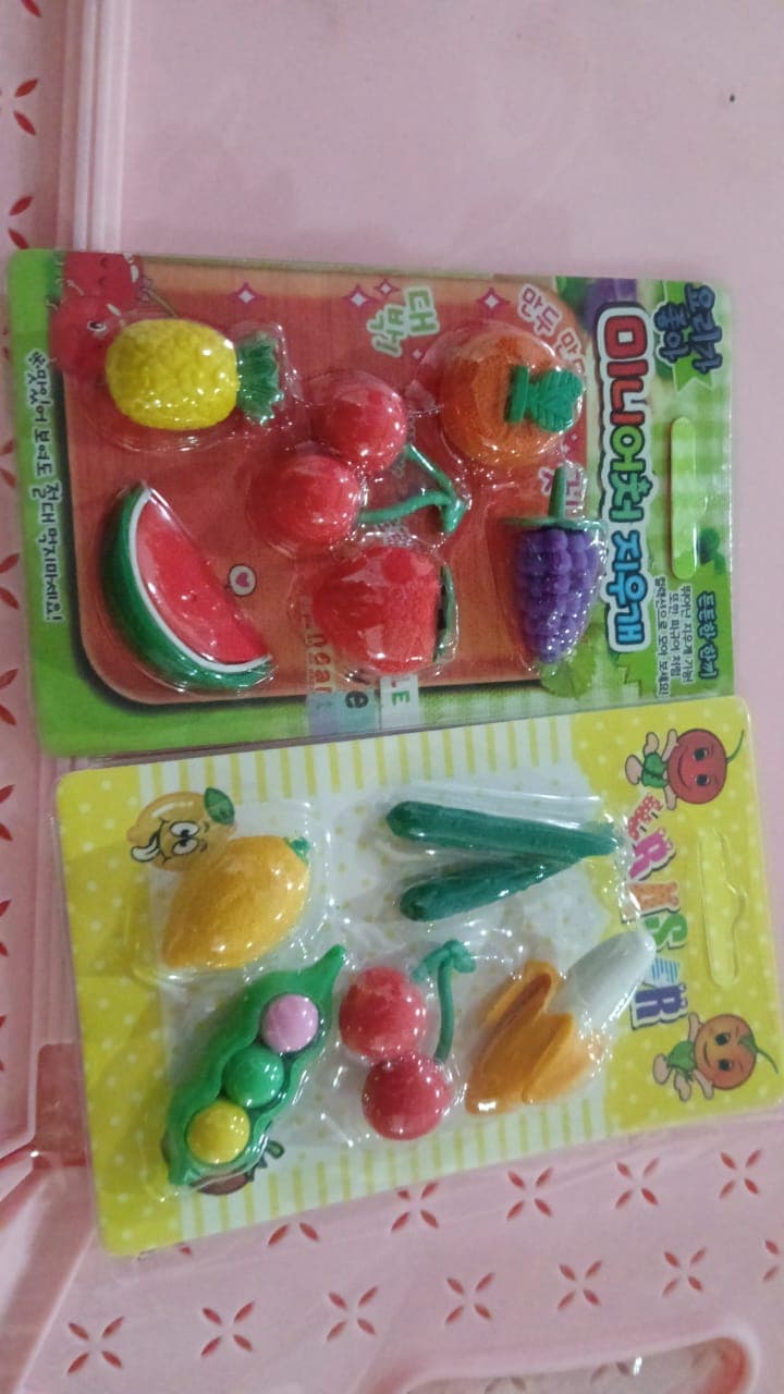 3D Mix Design Fancy & Colorful Erasers of Cute Novelty Eraser Set for Kids & School Prize (1 Set) thumbnail 10