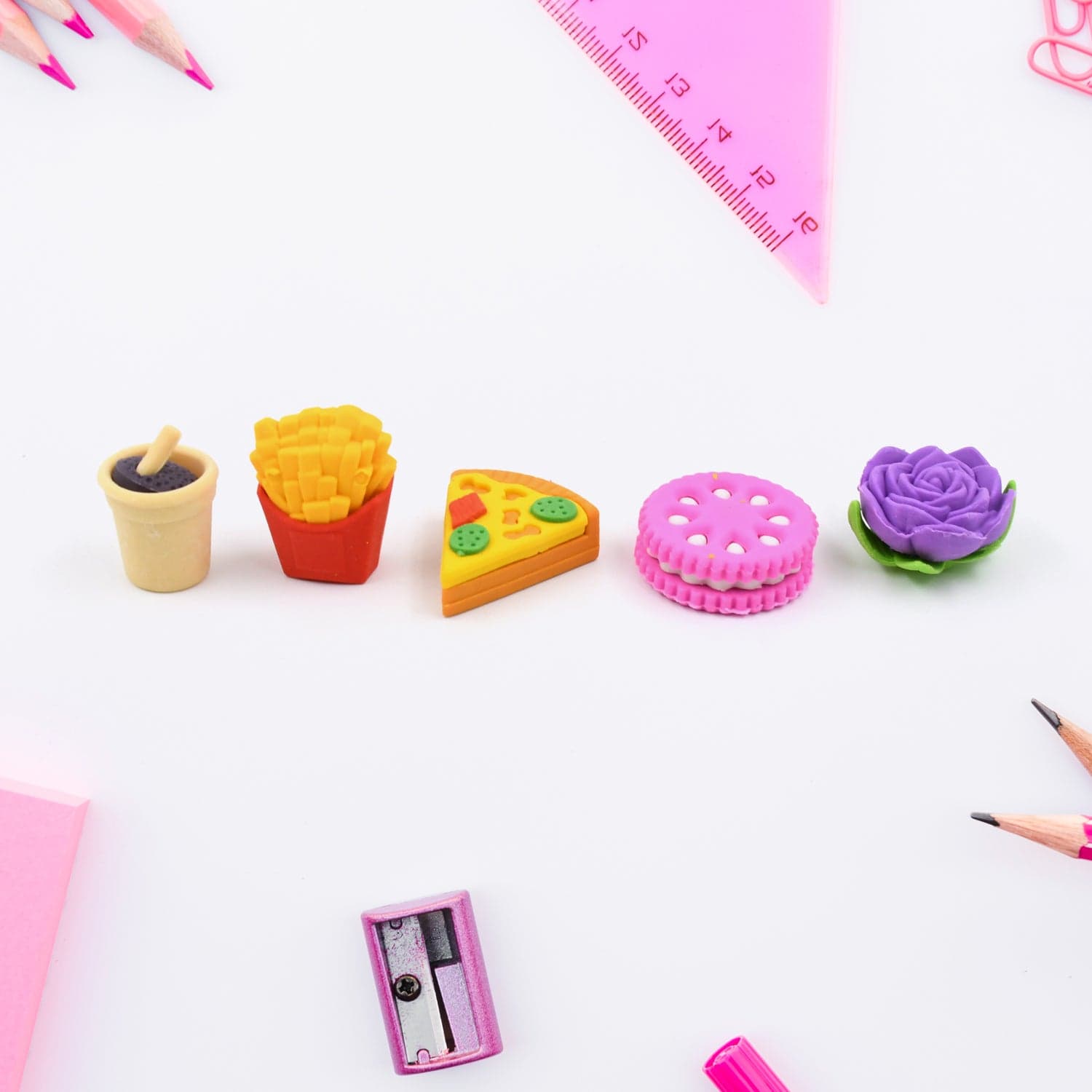 3D Mix Design Fancy & Stylish Colorful Erasers thumbnail 7