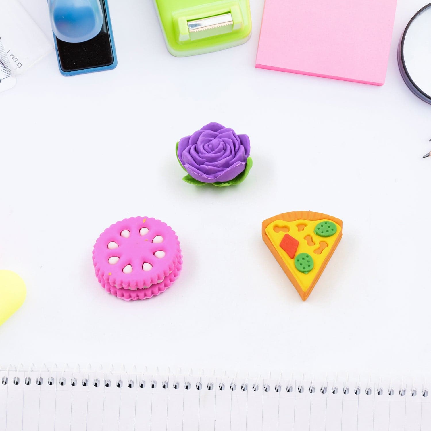 3D Mix Design Fancy & Stylish Colorful Erasers thumbnail 9