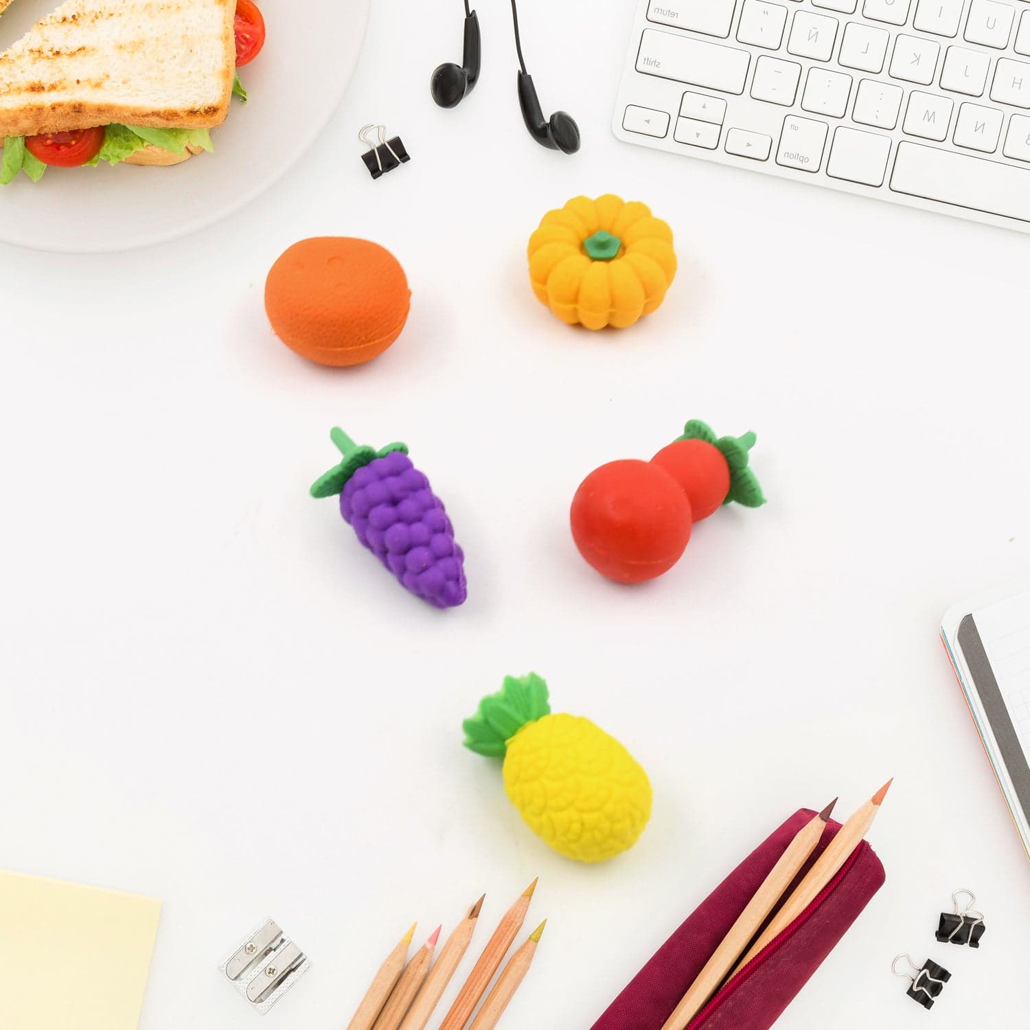 3D Mix Design Fancy & Stylish Colorful Erasers of Cute Novelty Eraser Set for Kids & School Prize (1 Set) thumbnail 4