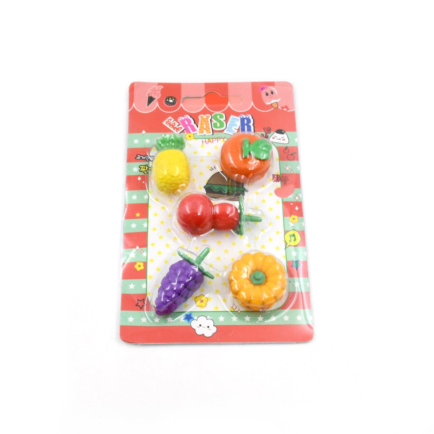 3D Mix Design Fancy & Stylish Colorful Erasers of Cute Novelty Eraser Set for Kids & School Prize (1 Set) thumbnail 6