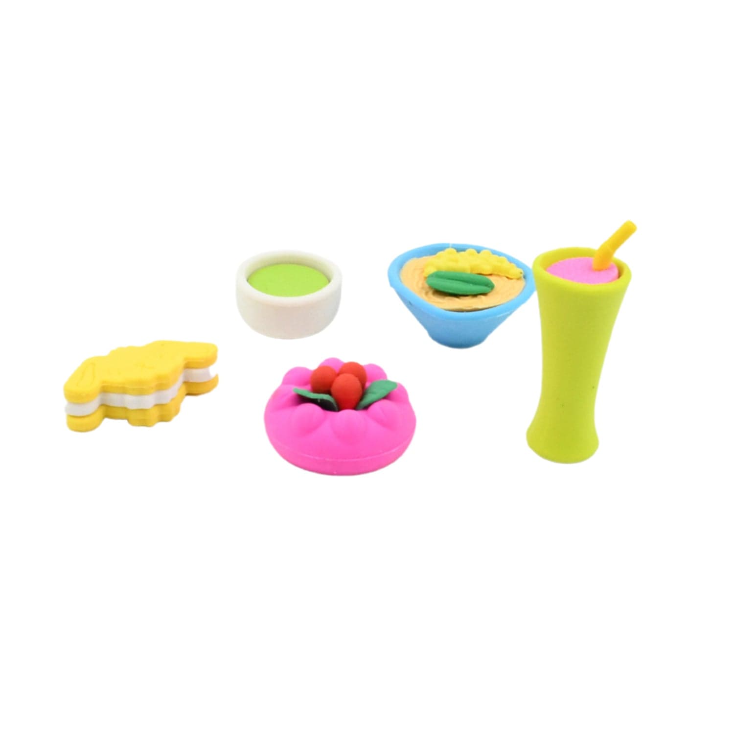 3D Mix Design Fancy & Stylish Colorful Erasers of Cute Novelty Eraser Set for Kids & School Prize (1 Set) thumbnail 9