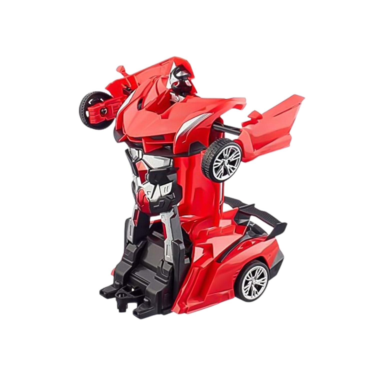 2 In 1 Automatic Robot Converted Remote Control Car With Light Scale 360°Drifting Deformation Robot Car Toy Kids Boys thumbnail 5