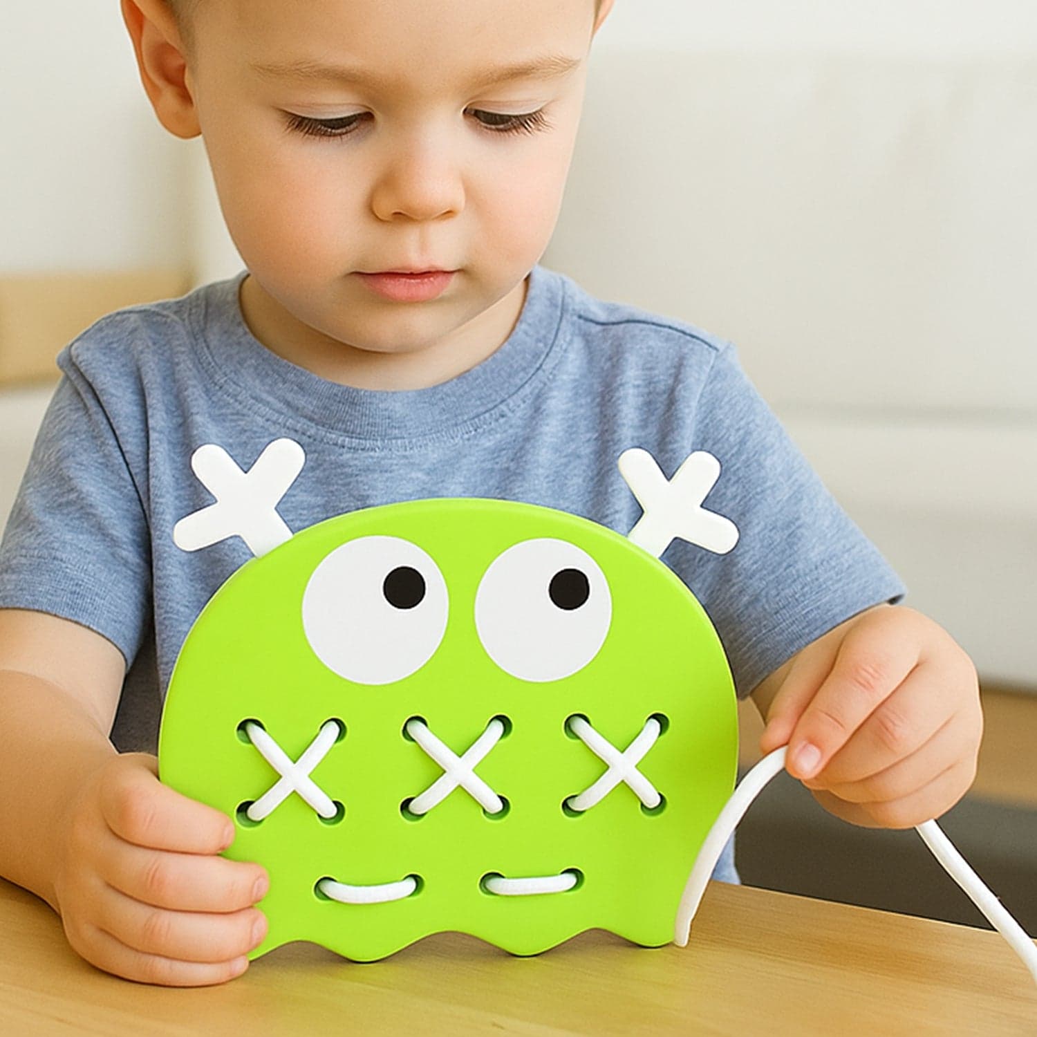 Stitch Mee Puzzle Toy, A Stitch Of Many Styles Playable Game, Brain Games, Learning Game, Birthday Gift For Kid'S (1 Pc) thumbnail 1