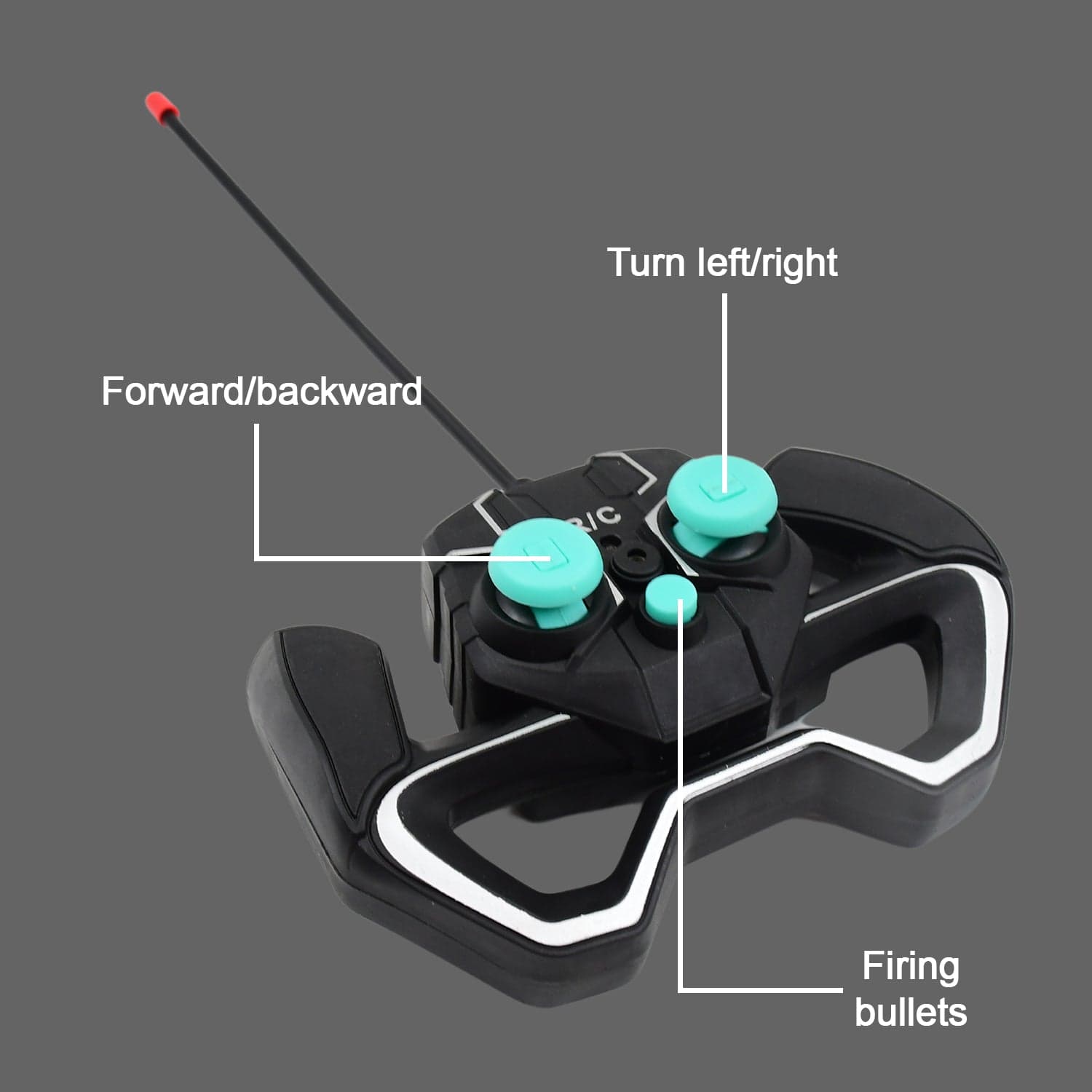 New Remote Control Vehicle 4wd Off Road Climbing Vehicle Water Bomb Armored Tank Battle Launcher Boys' Children's Toy Car (1 pc / With Remote) thumbnail 3