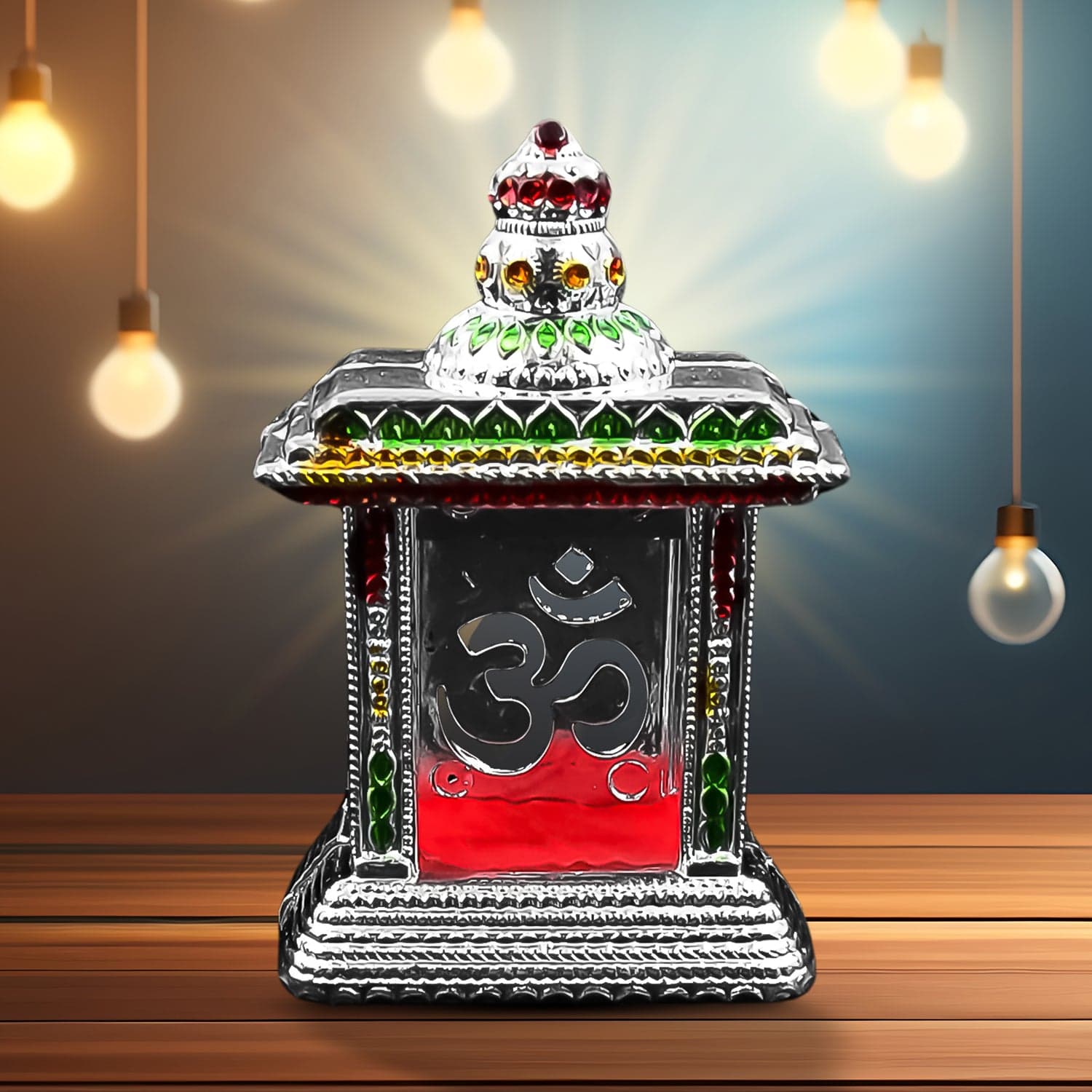 Adhesive Small Om Temple, Car Dashboard Temple (1 Pc) thumbnail 1