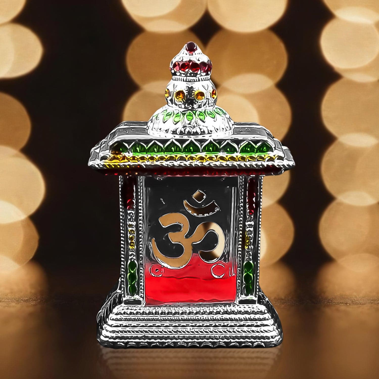 Adhesive Small Om Temple, Car Dashboard Temple (1 Pc) thumbnail 4