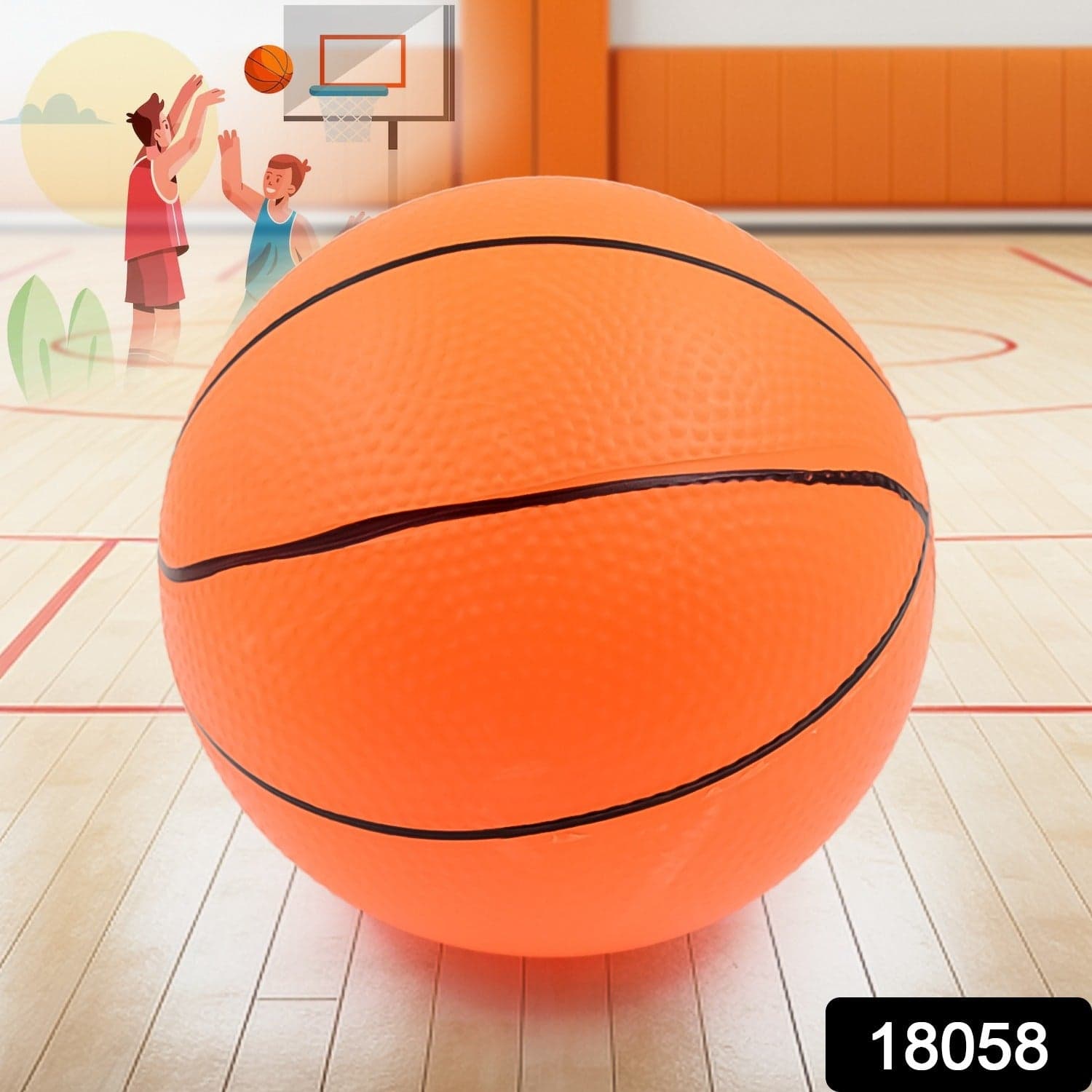 Mini Bouncy Basketball (1 Pc) thumbnail 2