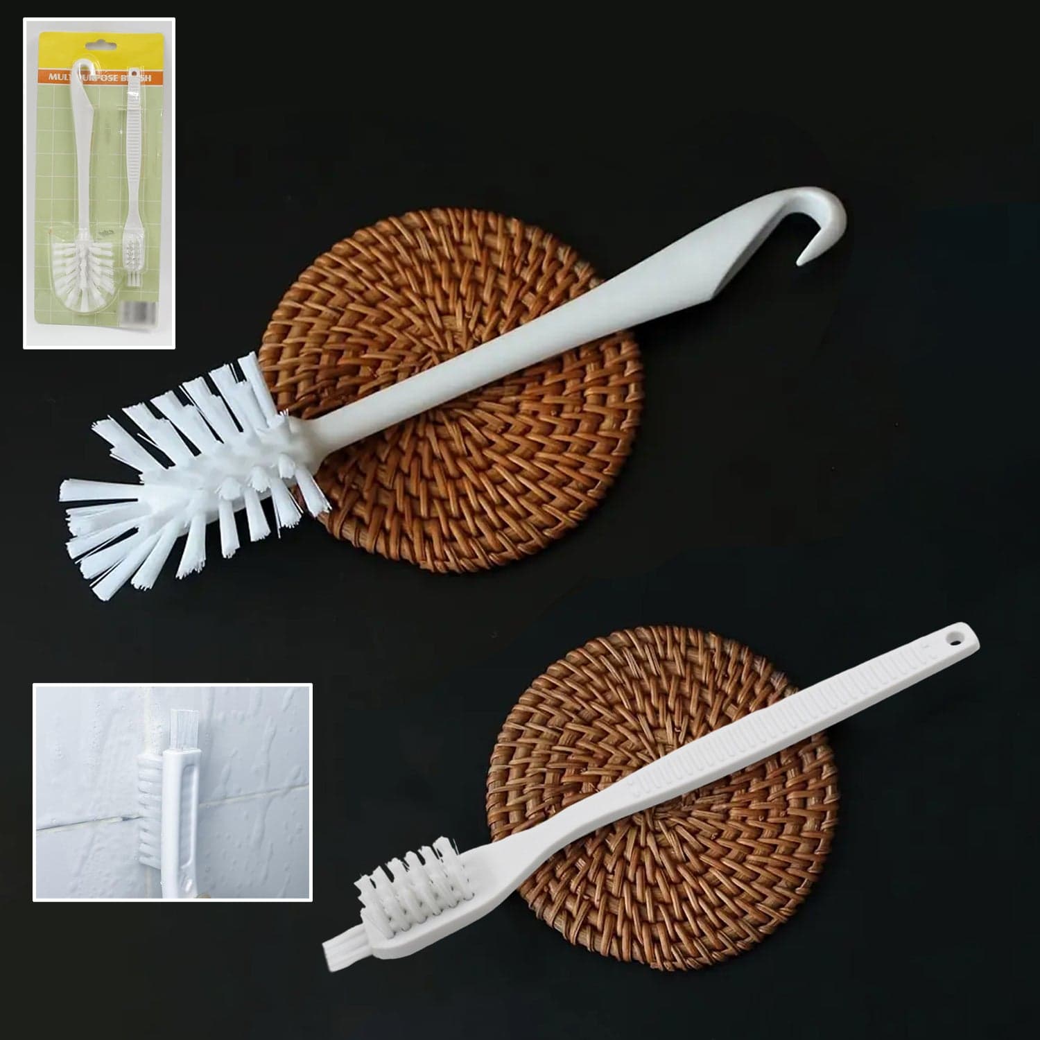 Multifunctional Cleaning Brush (2 Pcs Set) thumbnail 3