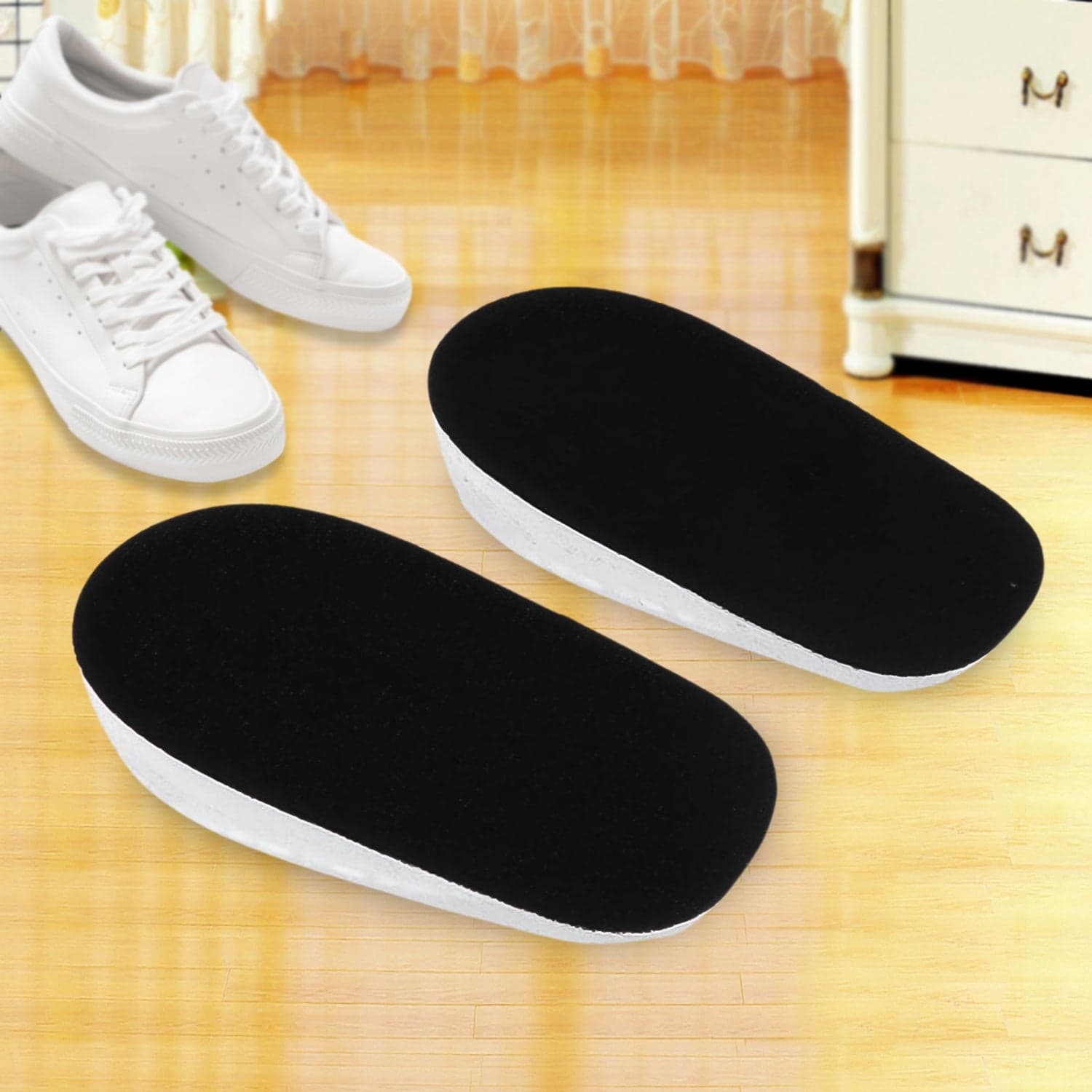 1 Pairs Silicone Heel Pads, Shoes Insole (12—7—2 Cm) thumbnail 1