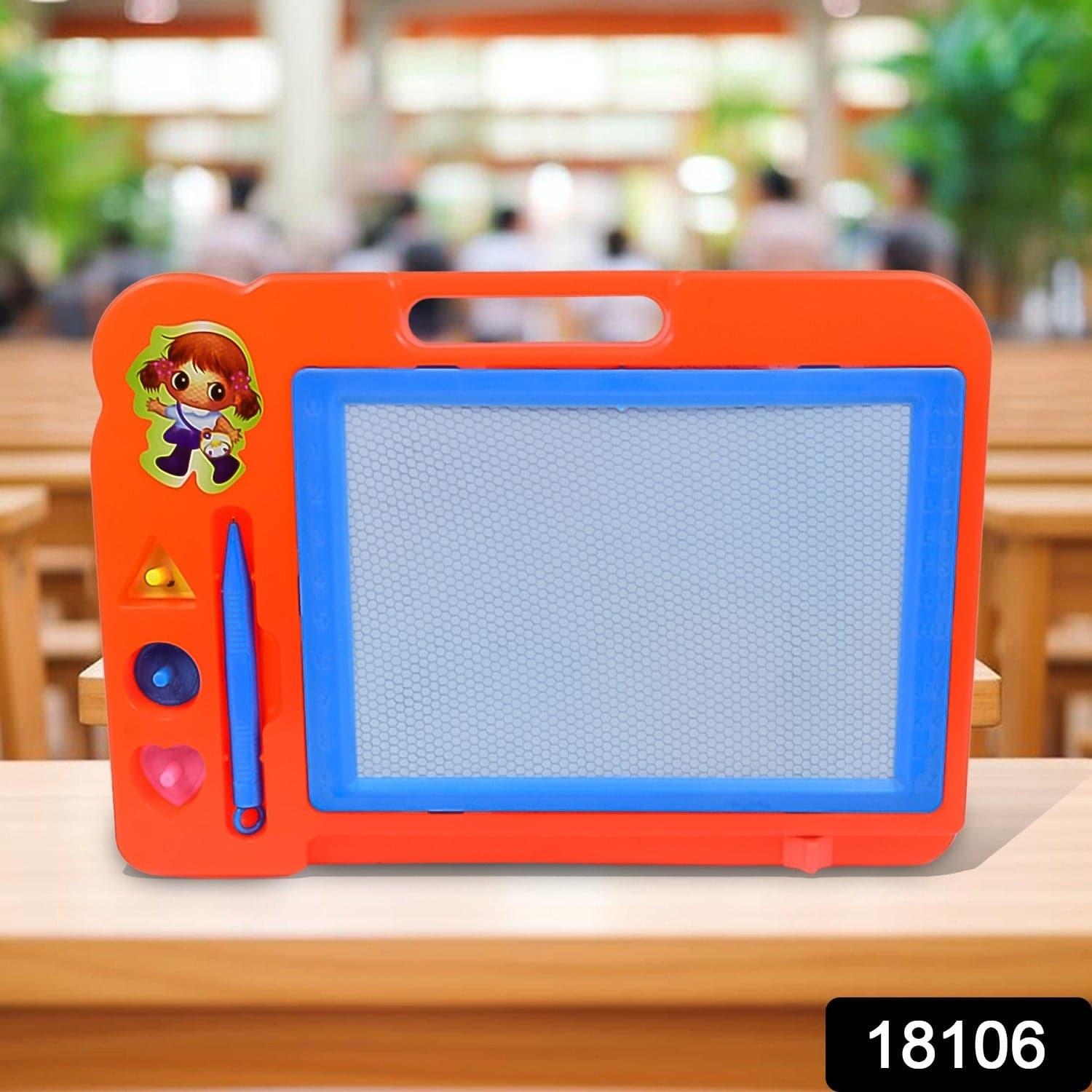 Magnetic Slate Sketch Pad / Board for Kids (1 Pc / 27 — 19 Cm) thumbnail 2