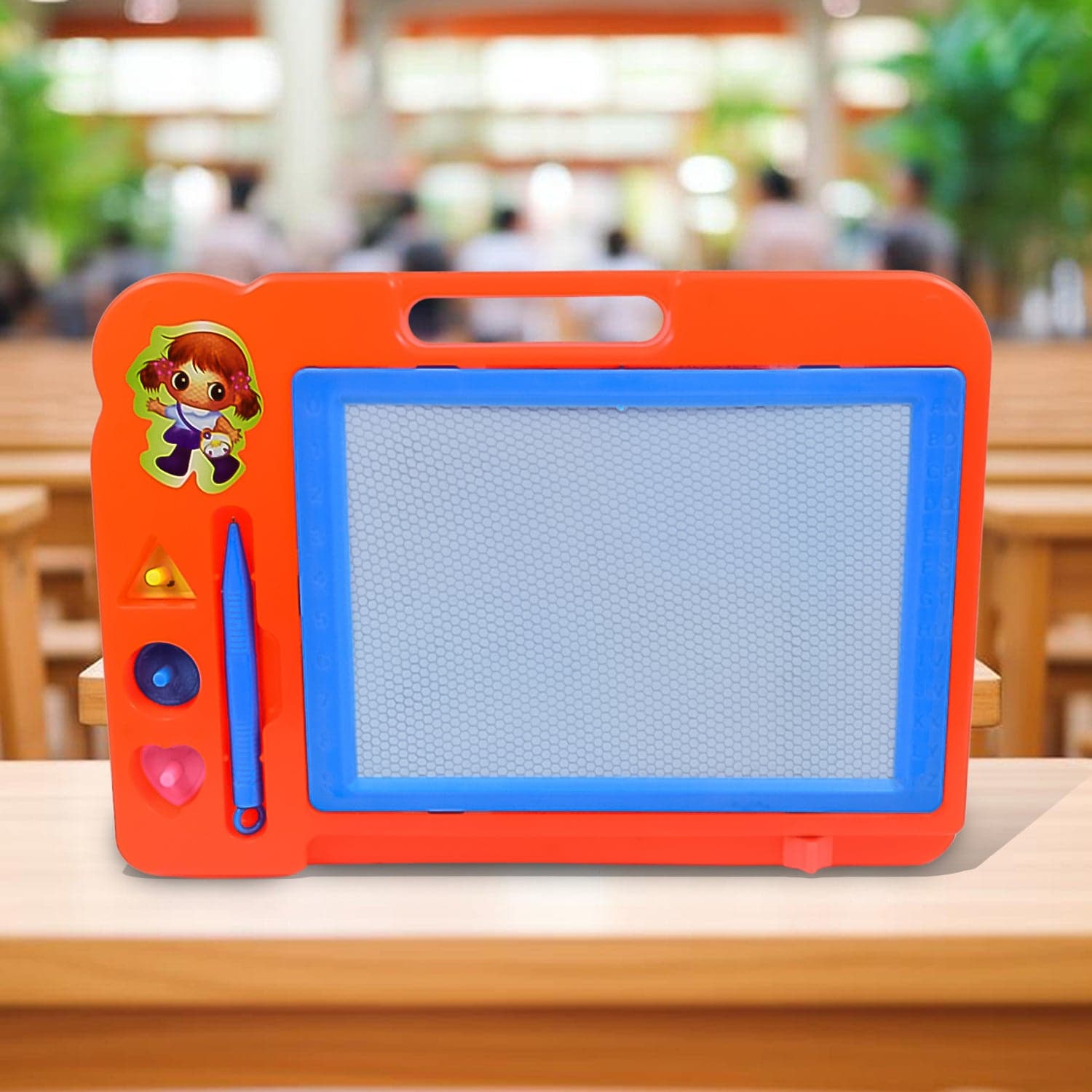 Magnetic Slate Sketch Pad / Board for Kids (1 Pc / 27 — 19 Cm) thumbnail 4