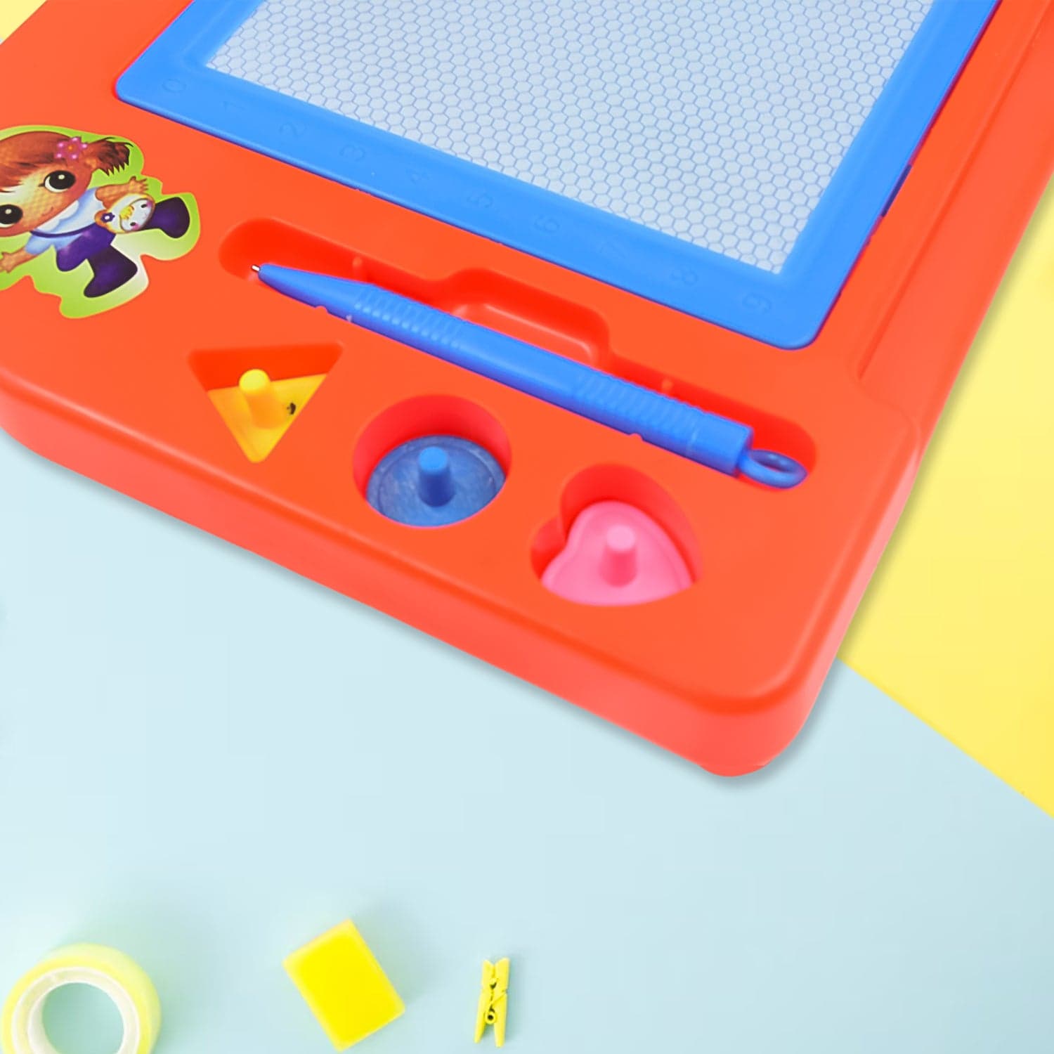 Magnetic Slate Sketch Pad / Board for Kids (1 Pc / 27 — 19 Cm) thumbnail 5