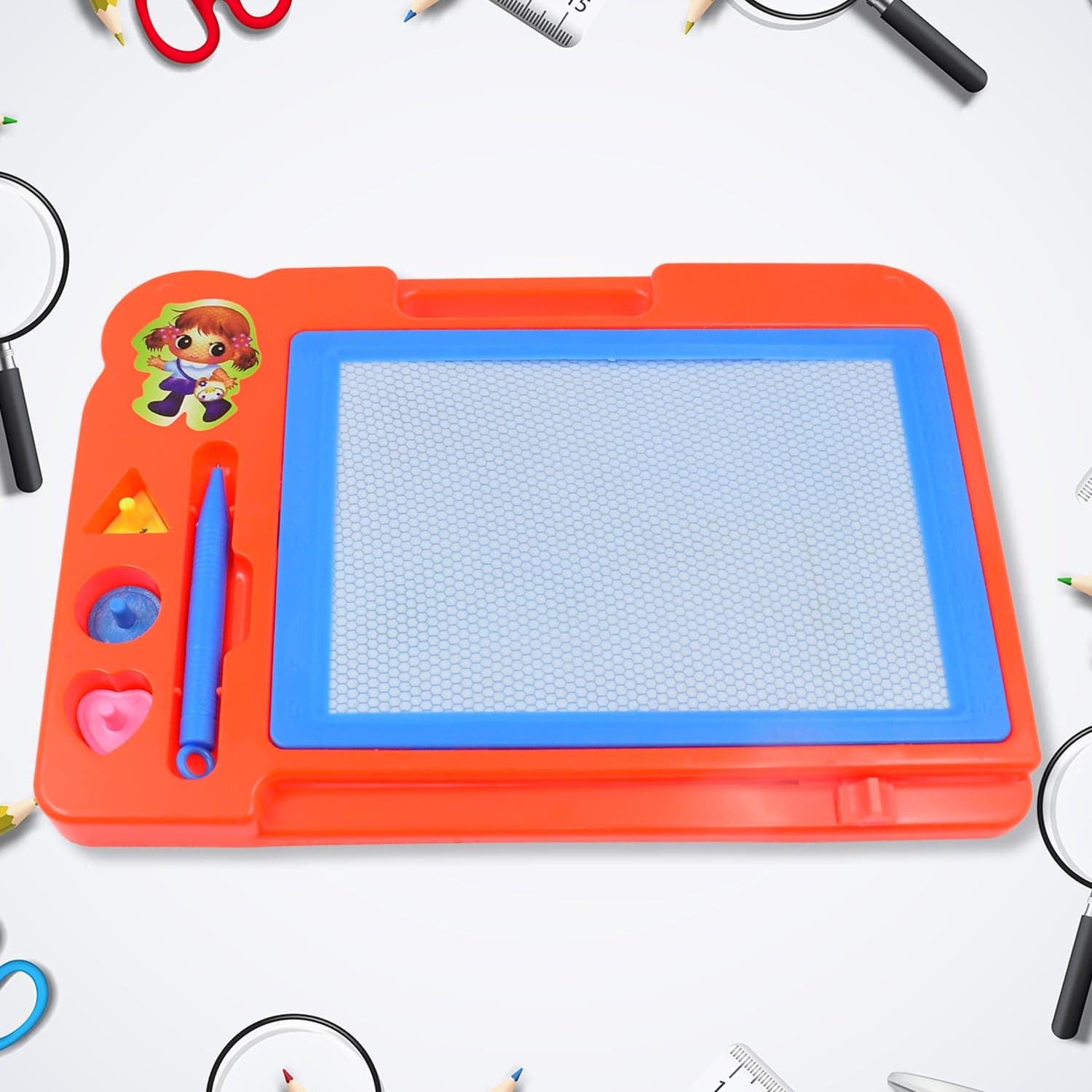 Magnetic Slate Sketch Pad / Board for Kids (1 Pc / 27 — 19 Cm) thumbnail 6
