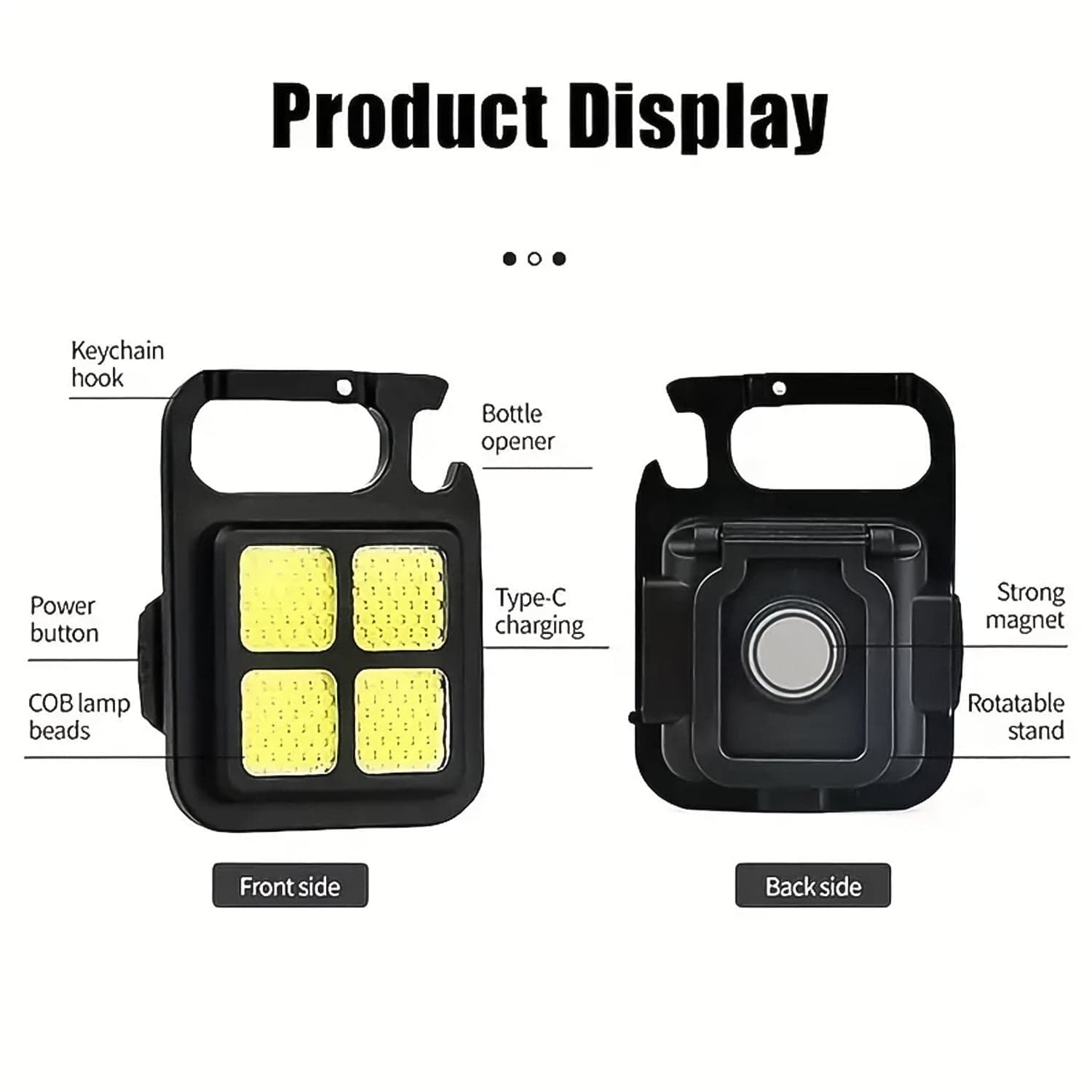 4 Led Mini Keychain Light (1 Pc) thumbnail 4