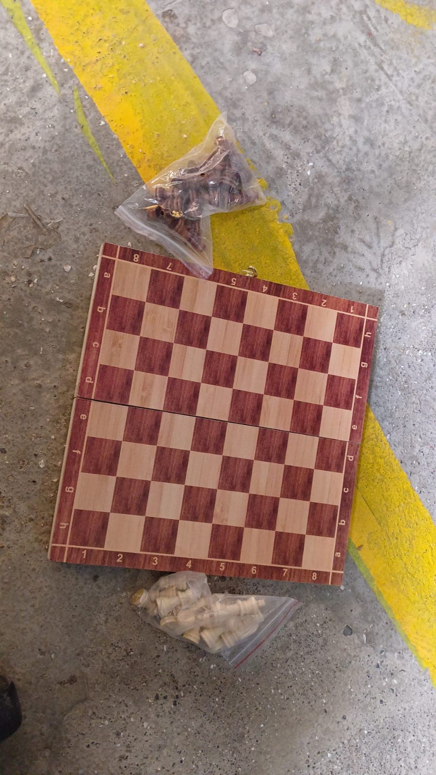 Foldable Wooden Chess Board Set (30 — 30 Cm / 1 Set) thumbnail 7