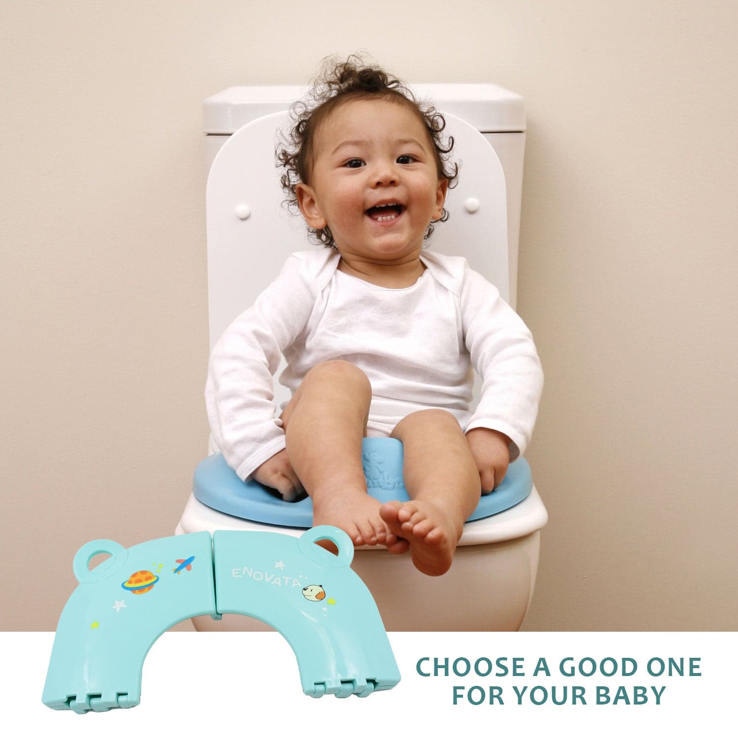 Portable Baby / Kids Toilet Seat Foldable Potty Seat (1 Pc) thumbnail 6
