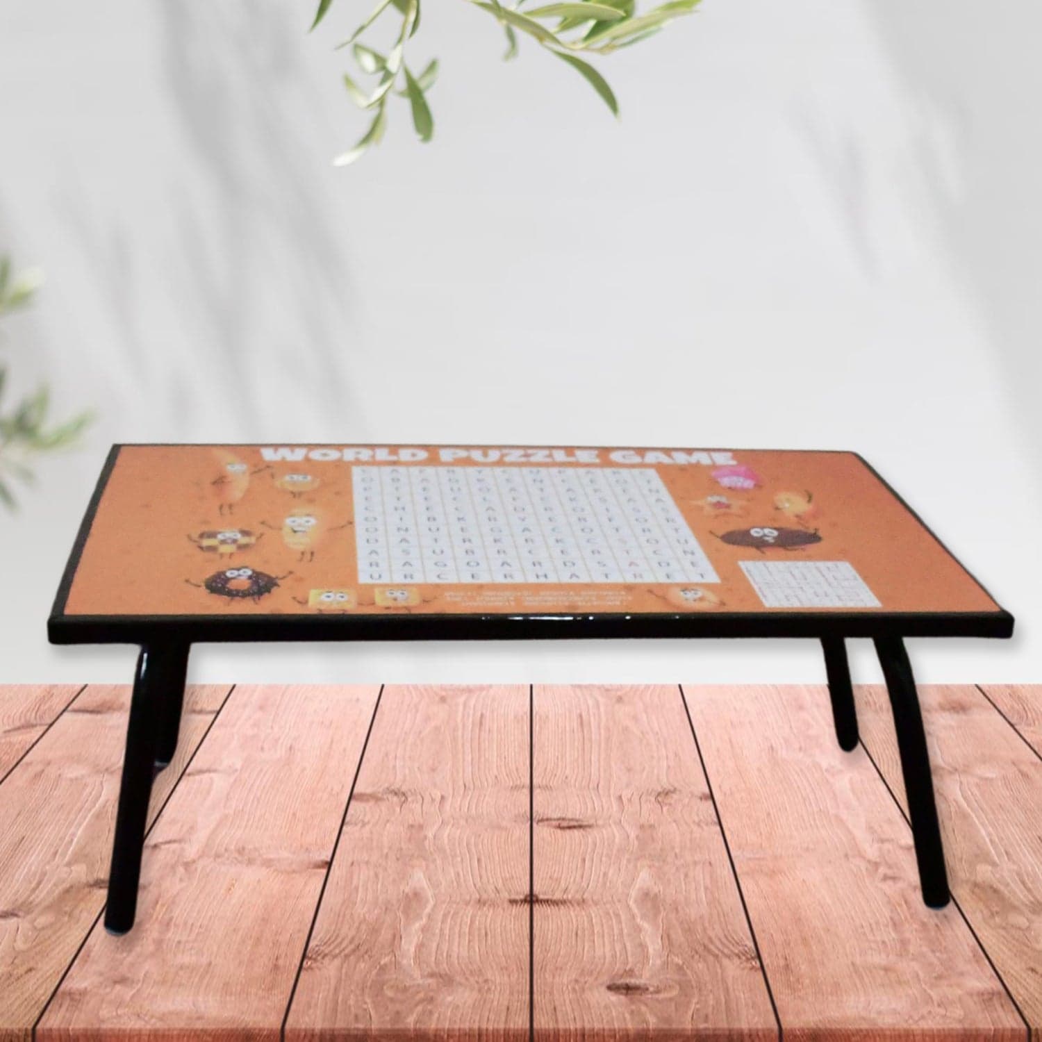 Foldable Multipurpose Mix Design Games Table Board || Bed Study Table (48 — 28 Cm / 1 Pc)   thumbnail 5