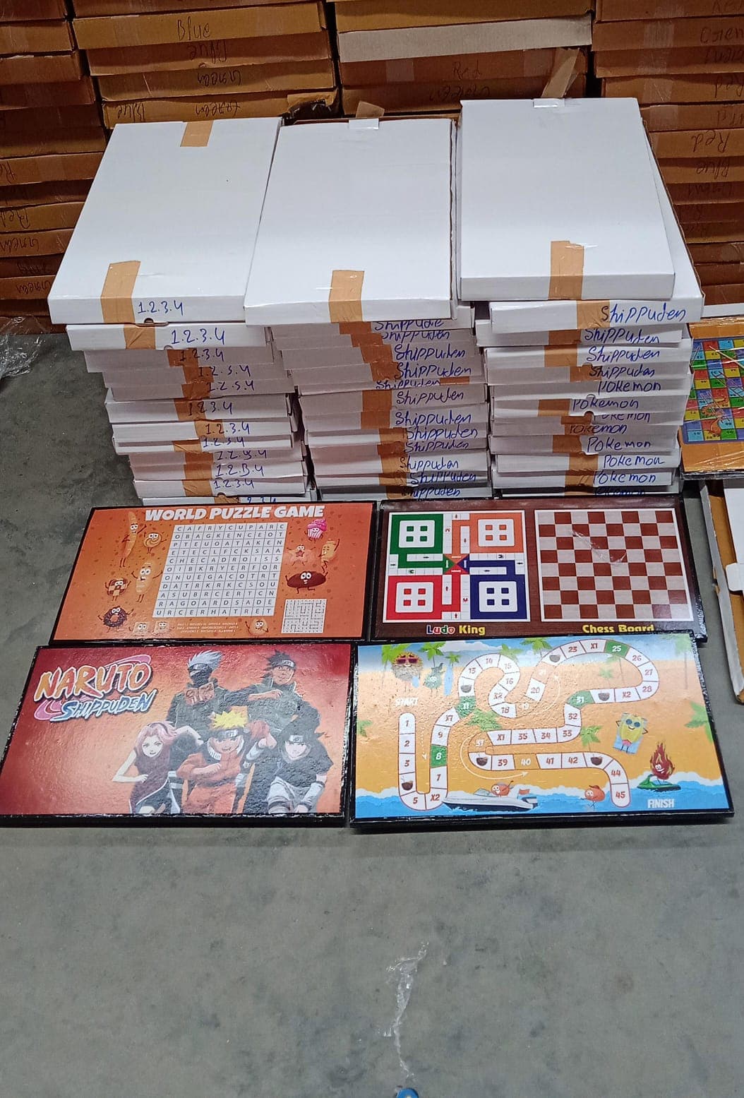 Foldable Multipurpose Mix Design Games Table Board || Bed Study Table (48 — 28 Cm / 1 Pc)   thumbnail 7