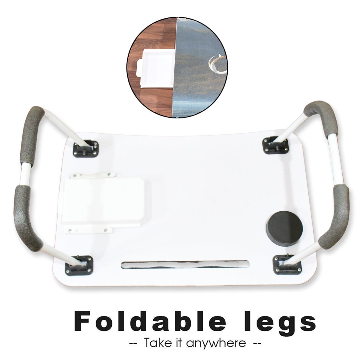 Multi-Purpose Laptop Desk For Study And Reading With Foldable ID-18122 thumbnail 4