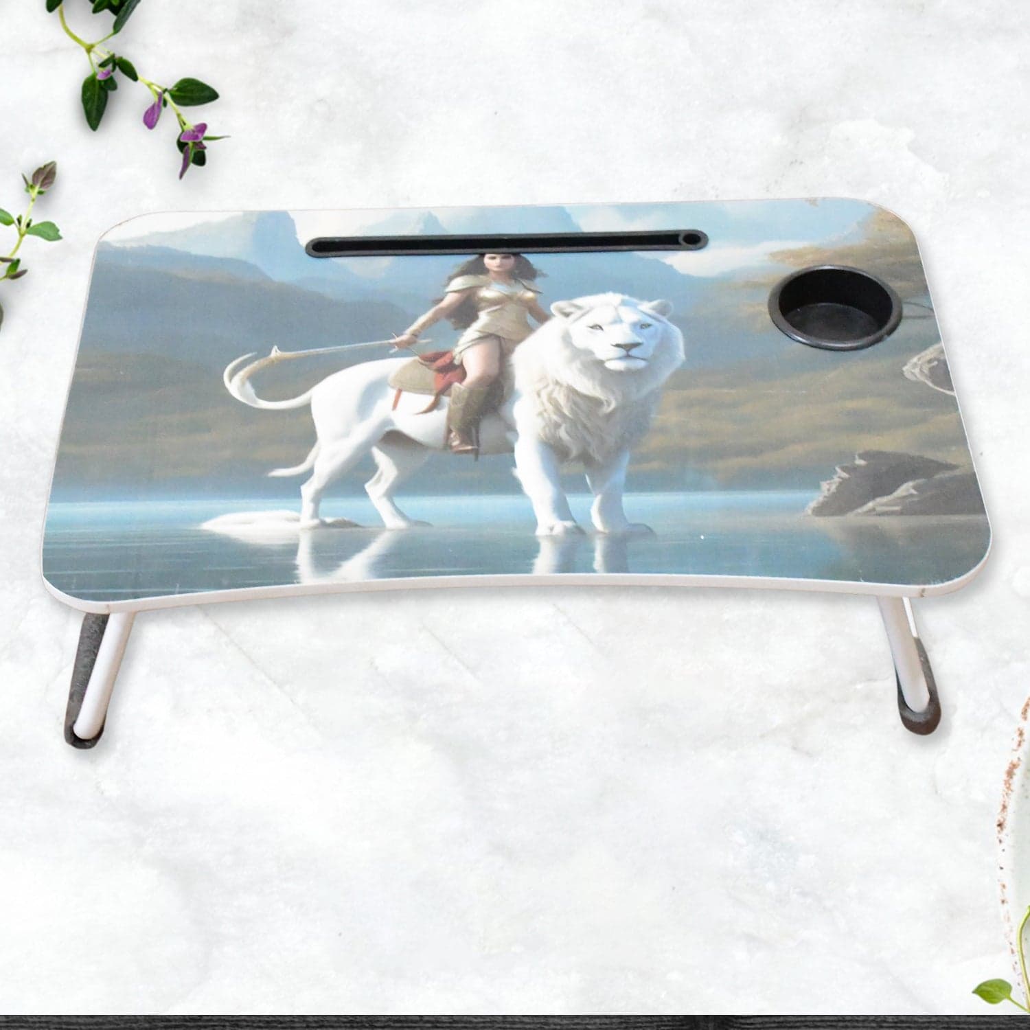Multi-Purpose Laptop Desk For Study And Reading With Foldable ID-18122 thumbnail 5