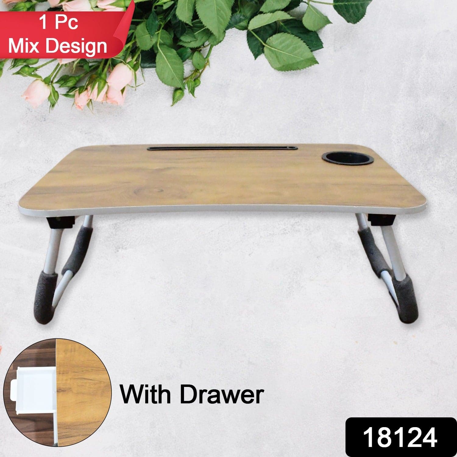 Multi-Purpose Laptop Desk For Study And Reading With Foldable ID-18124 thumbnail 2